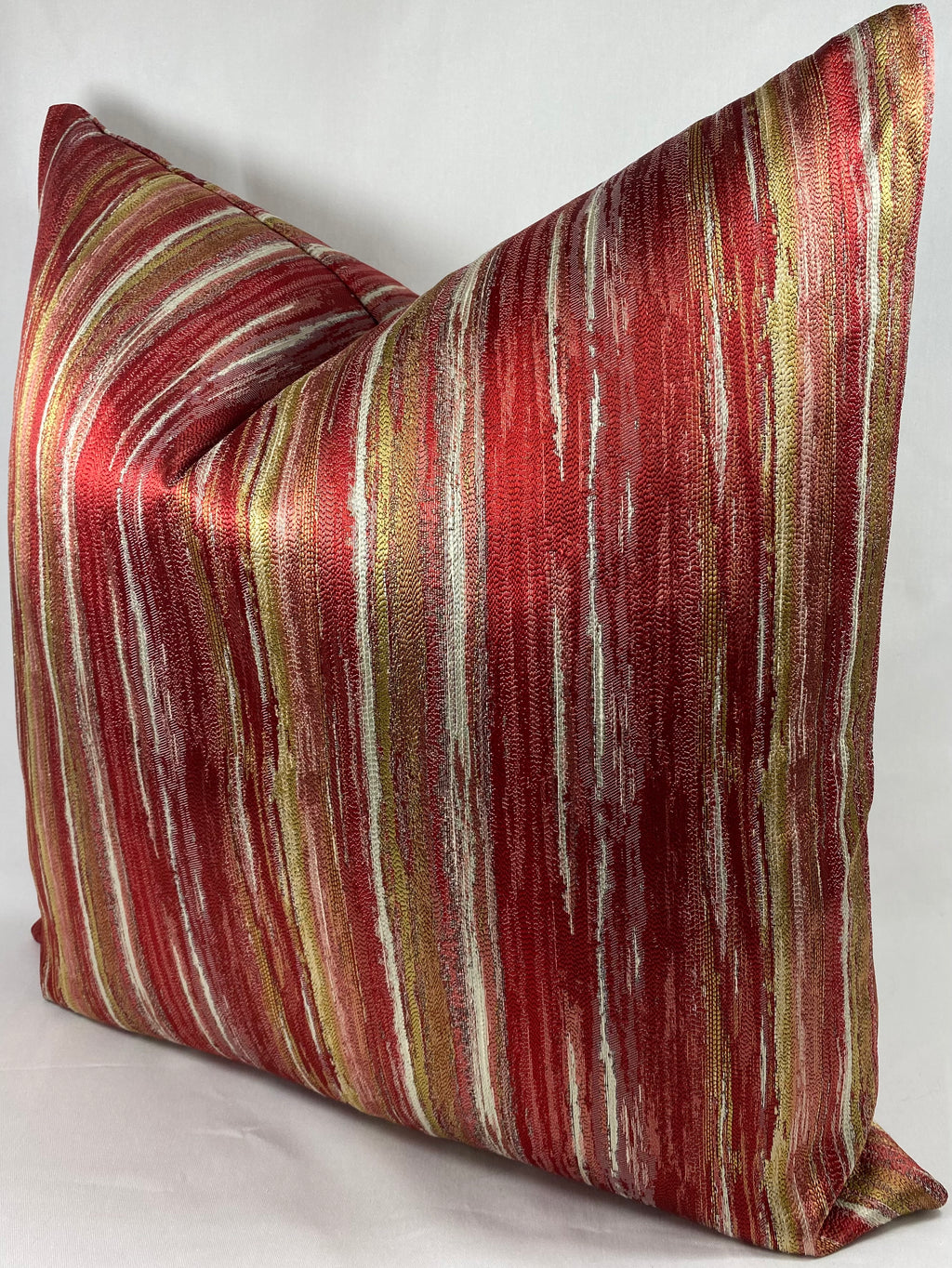 Luxury Pillow – 24" × 24" – Nimby Vermillion