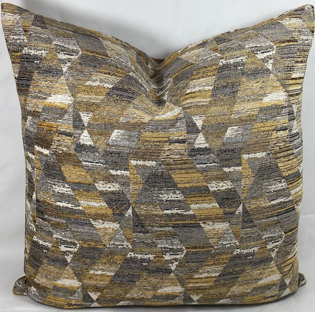 Luxury Pillow – 24" × 24" – Pyramid Jewel