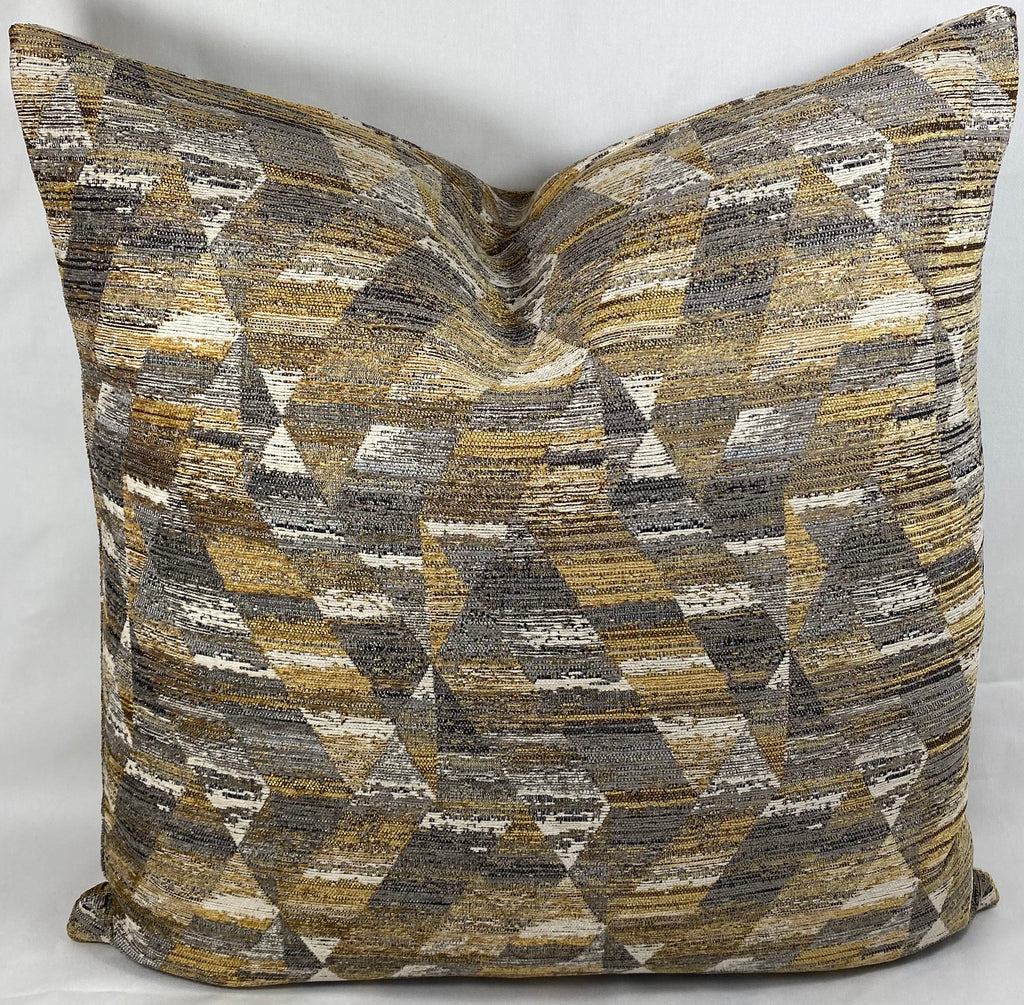 Luxury Pillow – 24" × 24" – Pyramid Jewel