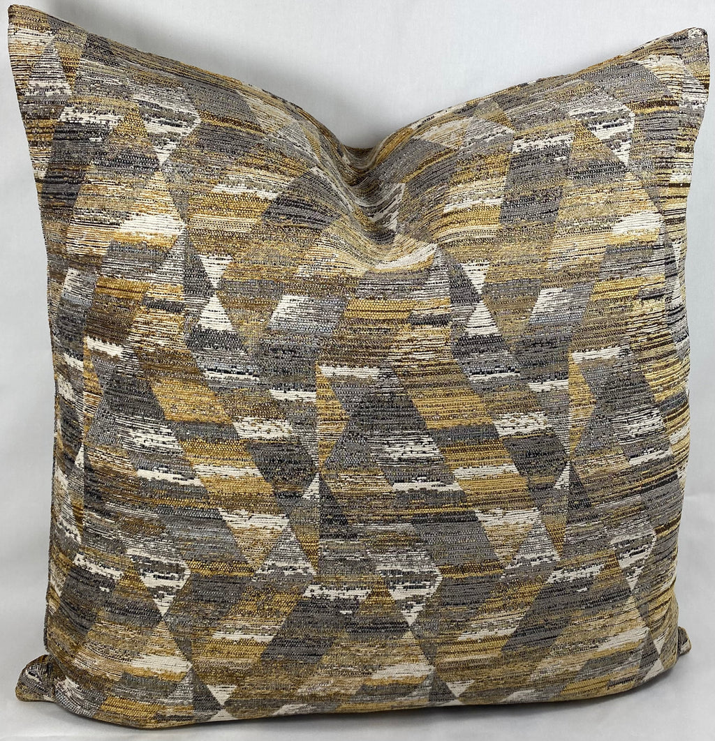 Luxury Pillow – 24" × 24" – Pyramid Jewel