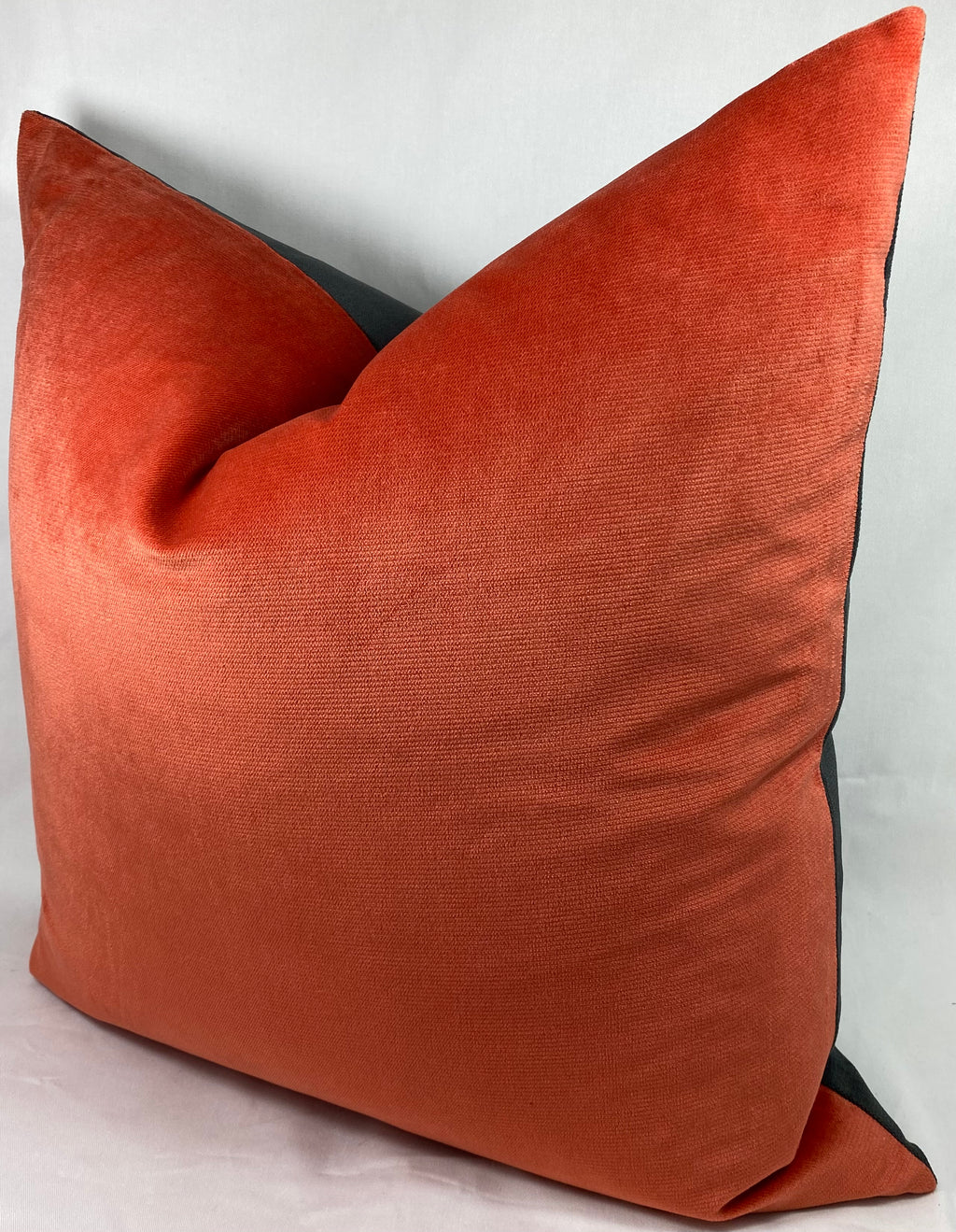 Luxury Pillow – 24" × 24" – Gemini Mango Charcoal