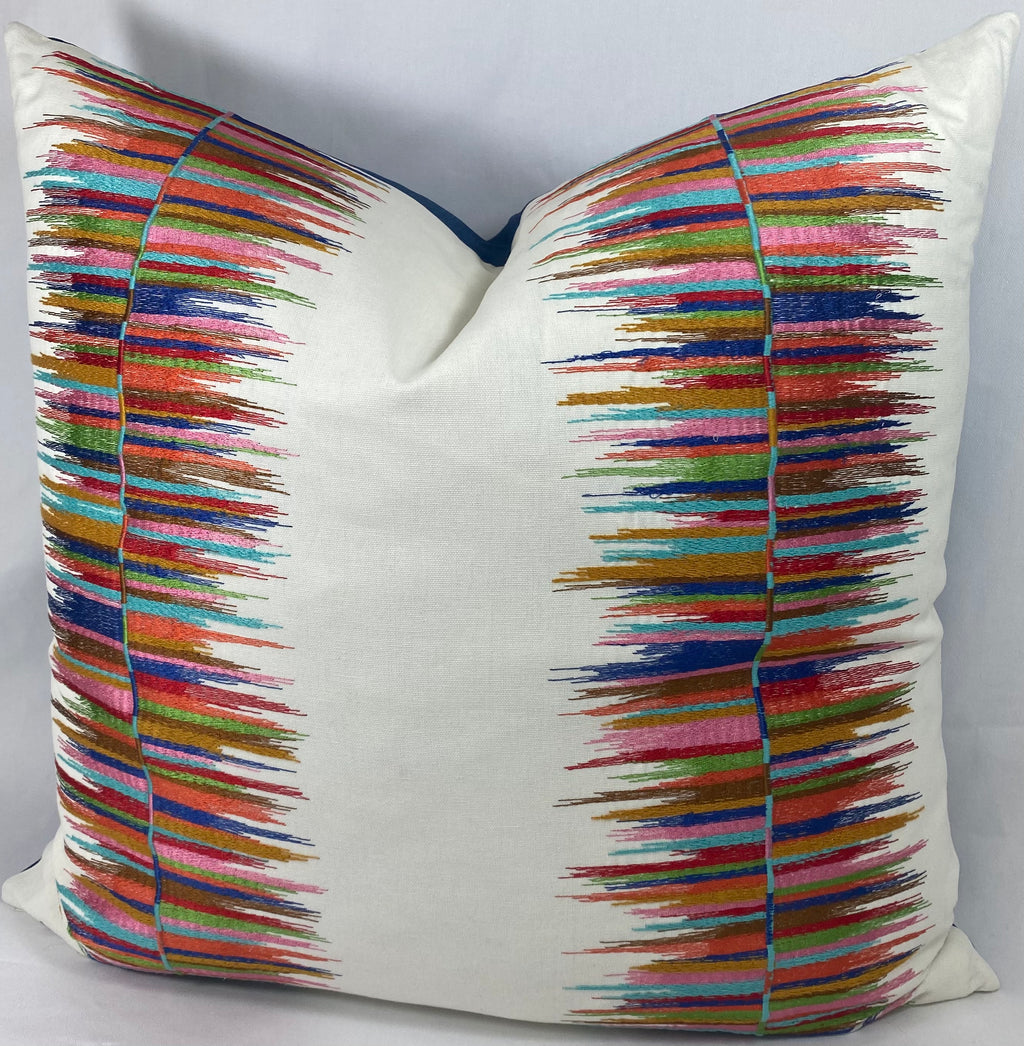 Luxury Pillow – 24" × 24" – Fun Fair Fiesta