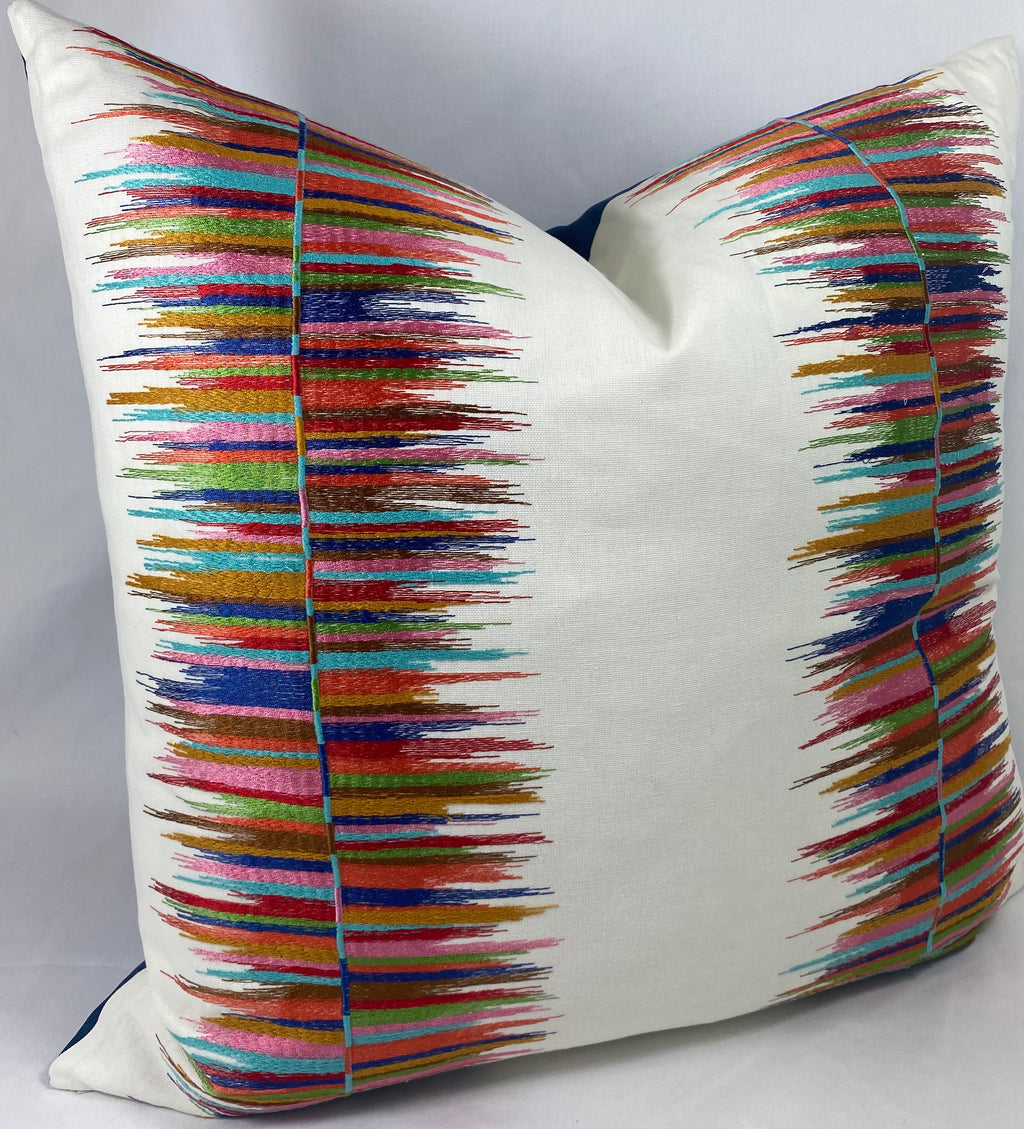 Luxury Pillow – 24" × 24" – Fun Fair Fiesta