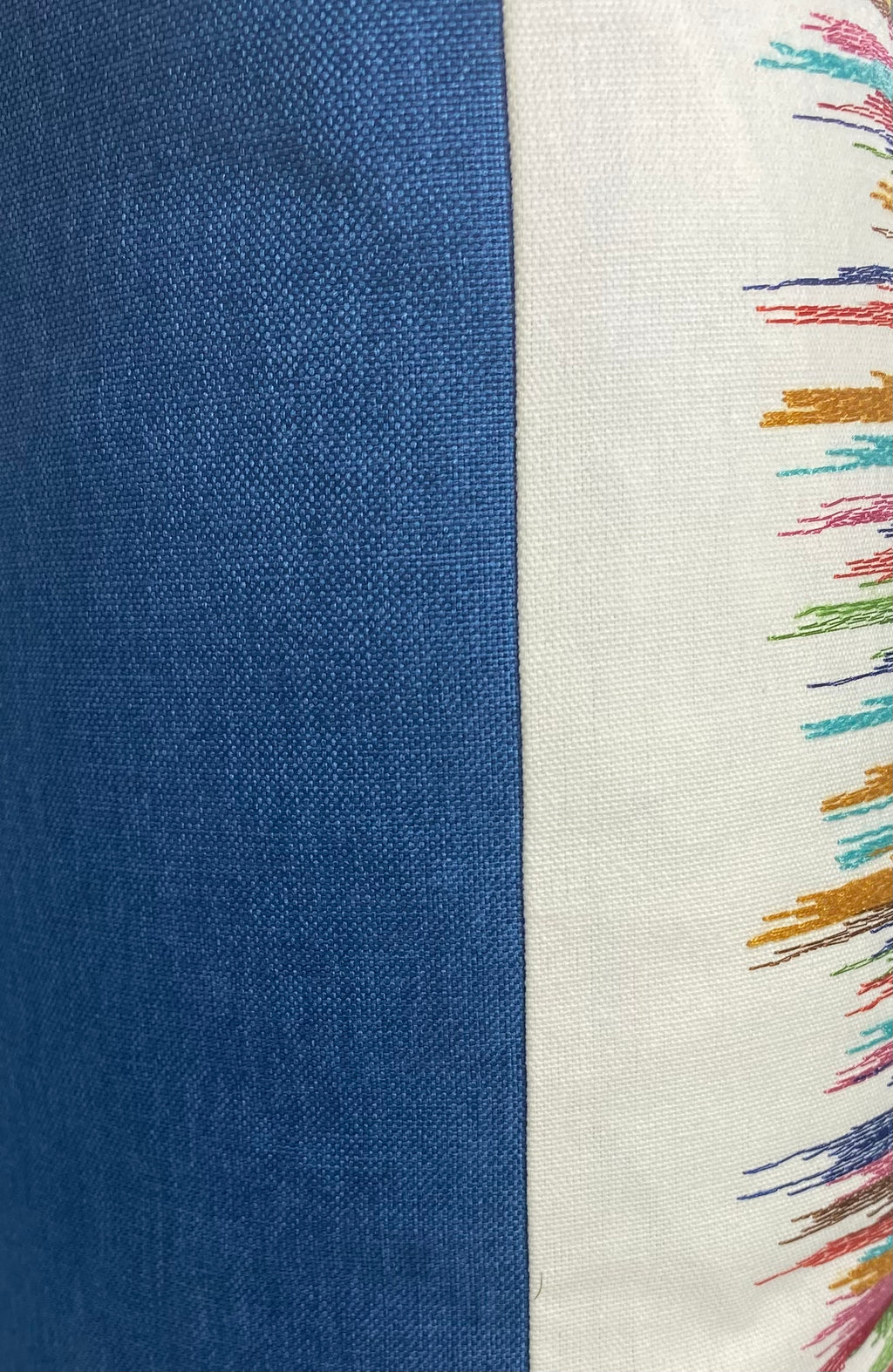 Luxury Pillow – 24" × 24" – Fun Fair Fiesta