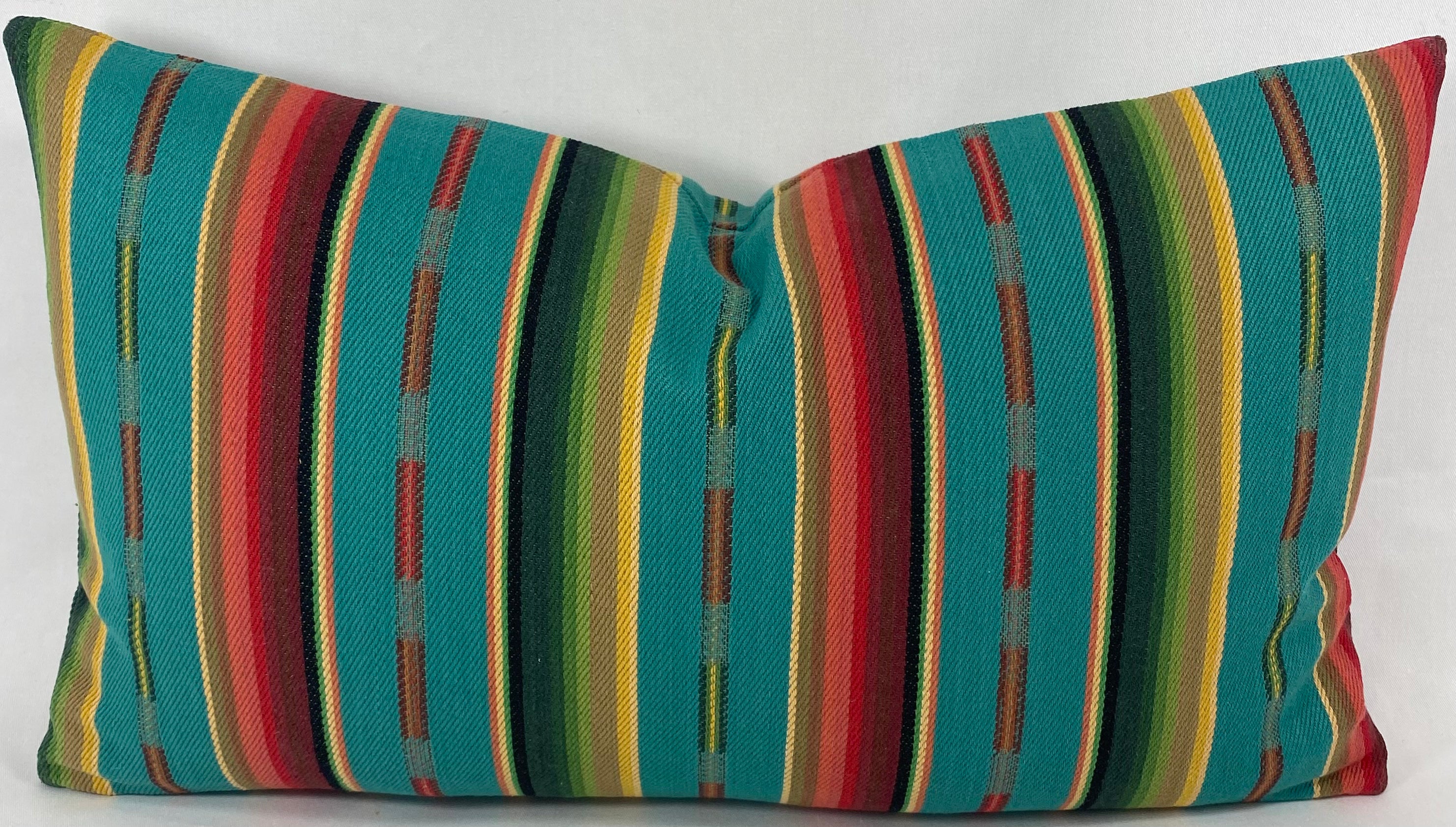 Luxury Lumbar Pillow - 24" x 14" - Native Turquoise