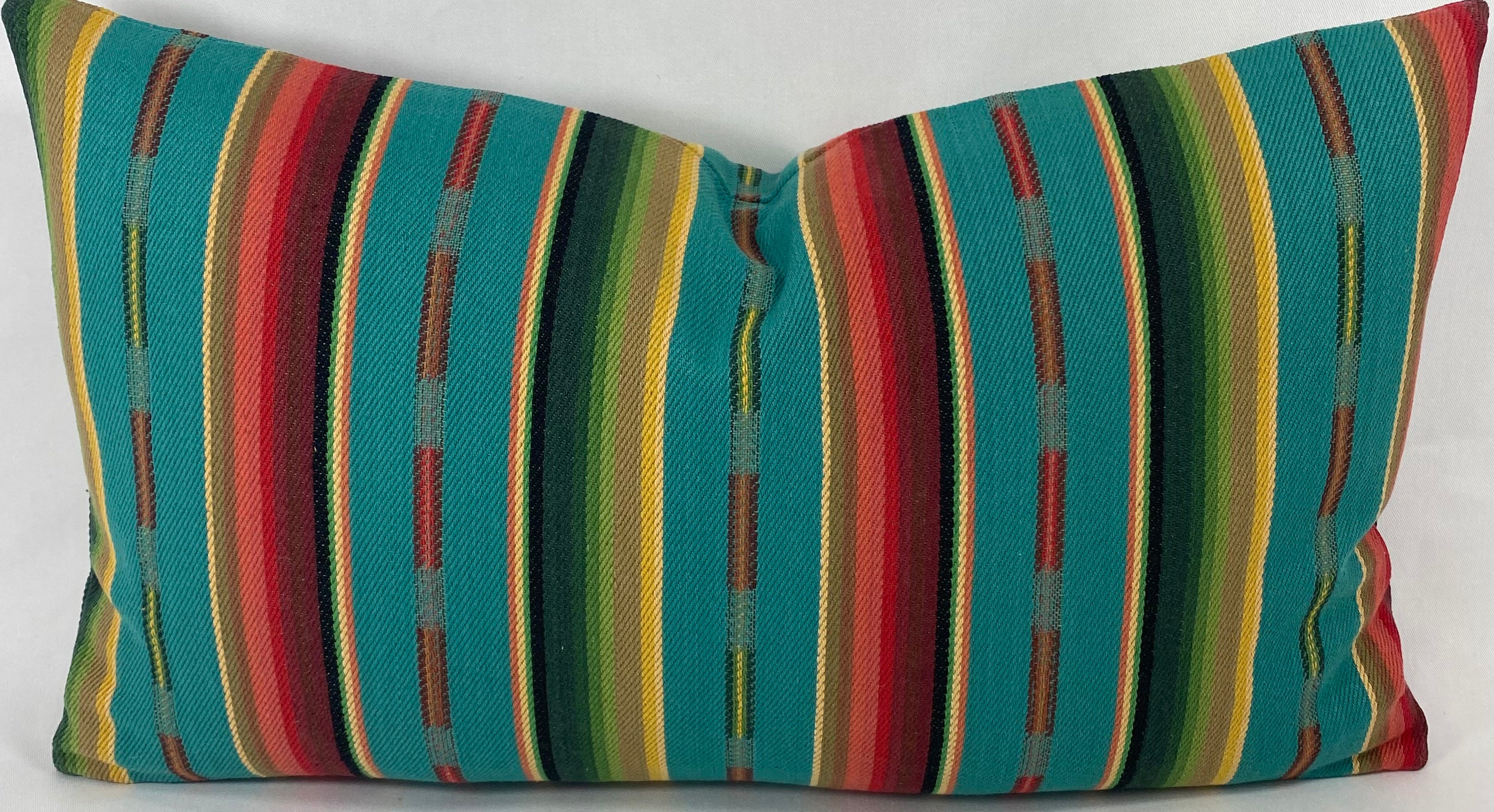 Luxury Lumbar Pillow - 24" x 14" - Native Turquoise