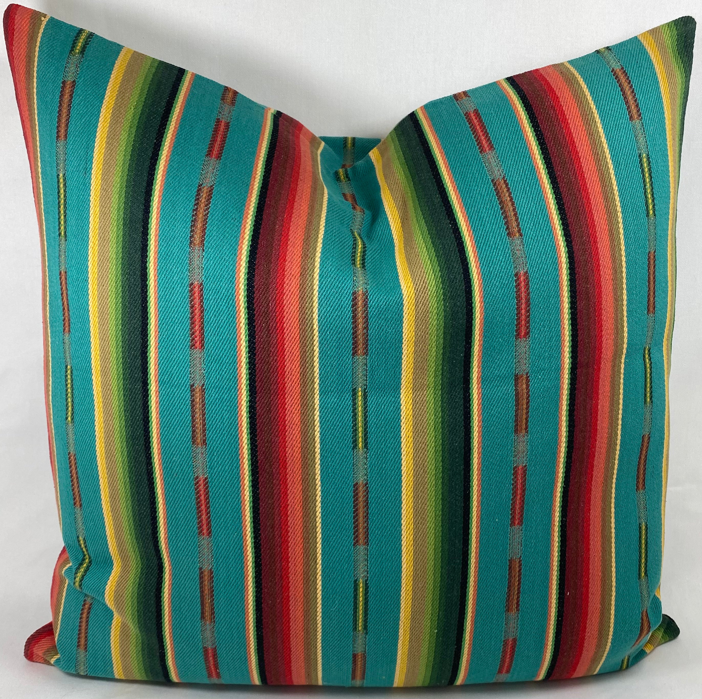 Luxury Pillow – 24" × 24" – Native Turquoise