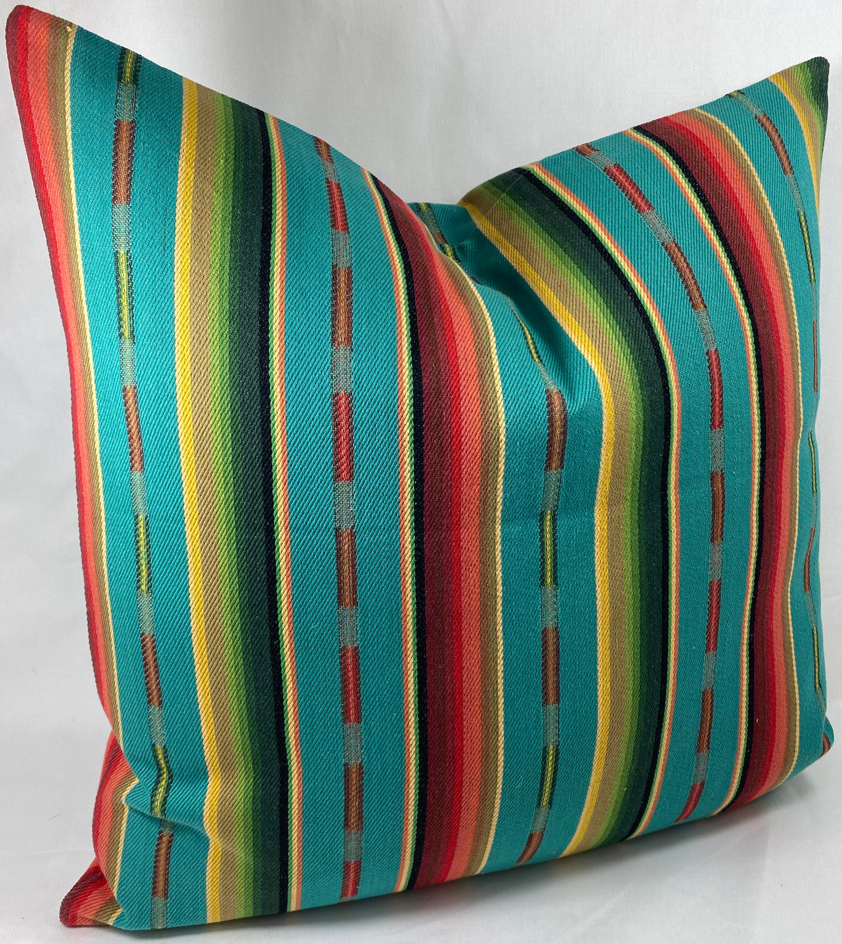 Luxury Pillow – 24" × 24" – Native Turquoise
