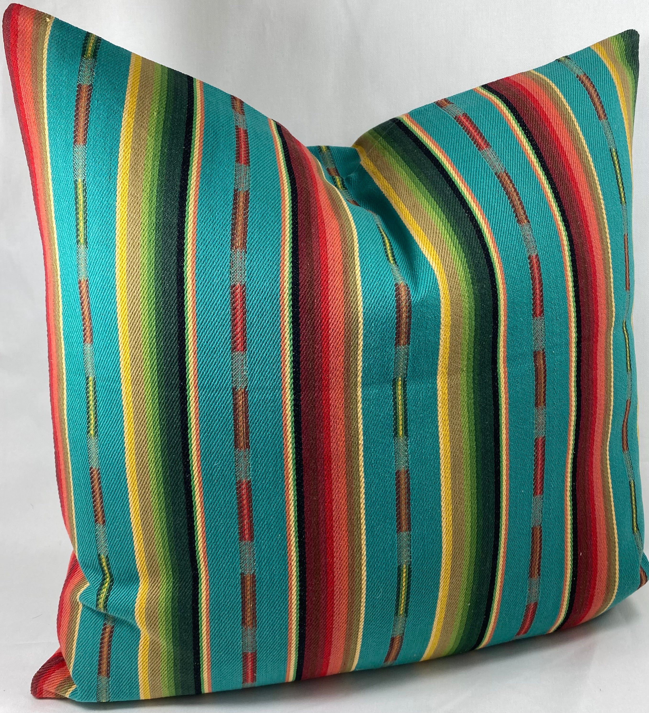 Luxury Pillow – 24" × 24" – Native Turquoise