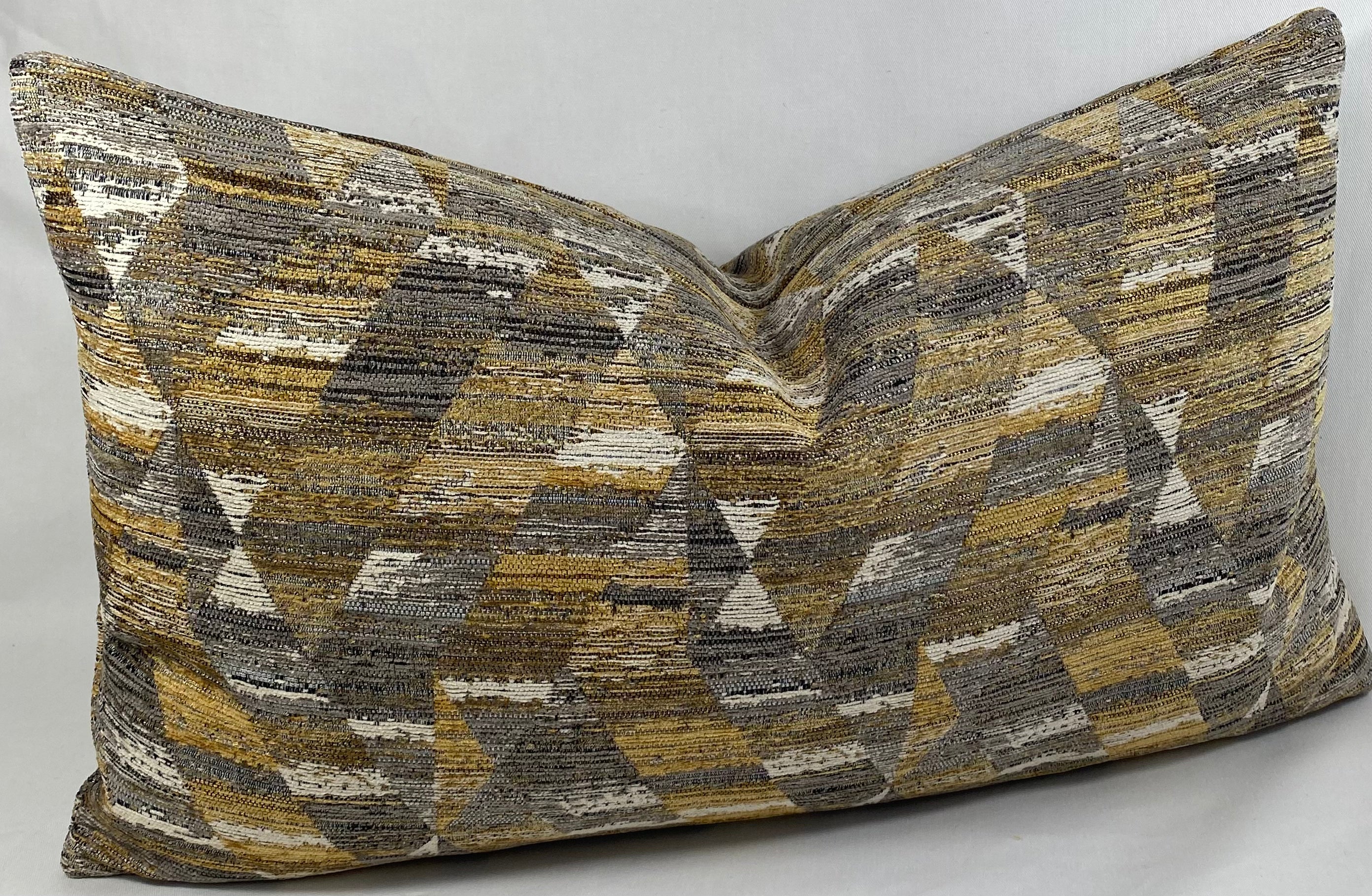 Luxury Lumbar Pillow - 24" x 14" - Pyramid Jewel