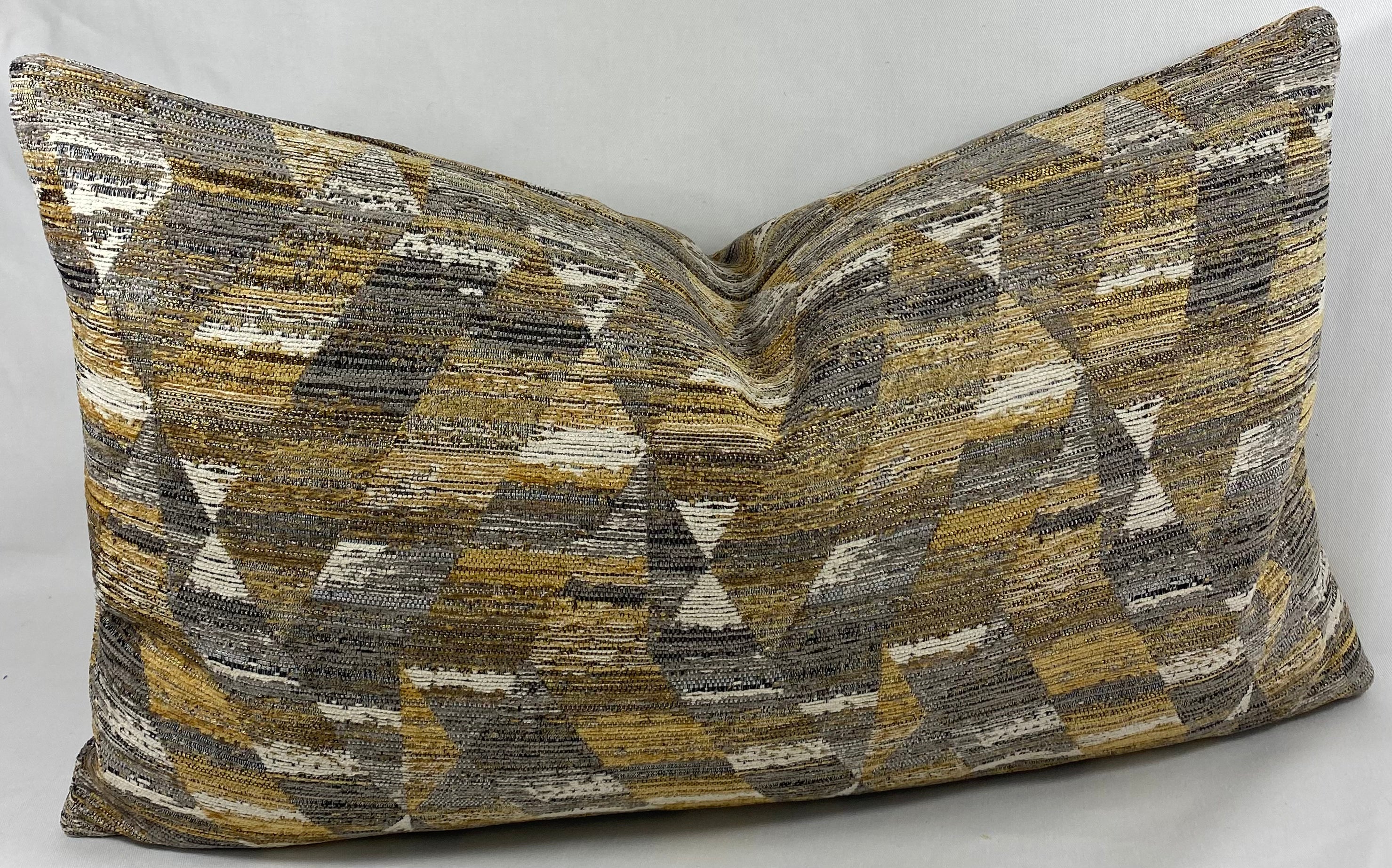 Luxury Lumbar Pillow - 24" x 14" - Pyramid Jewel