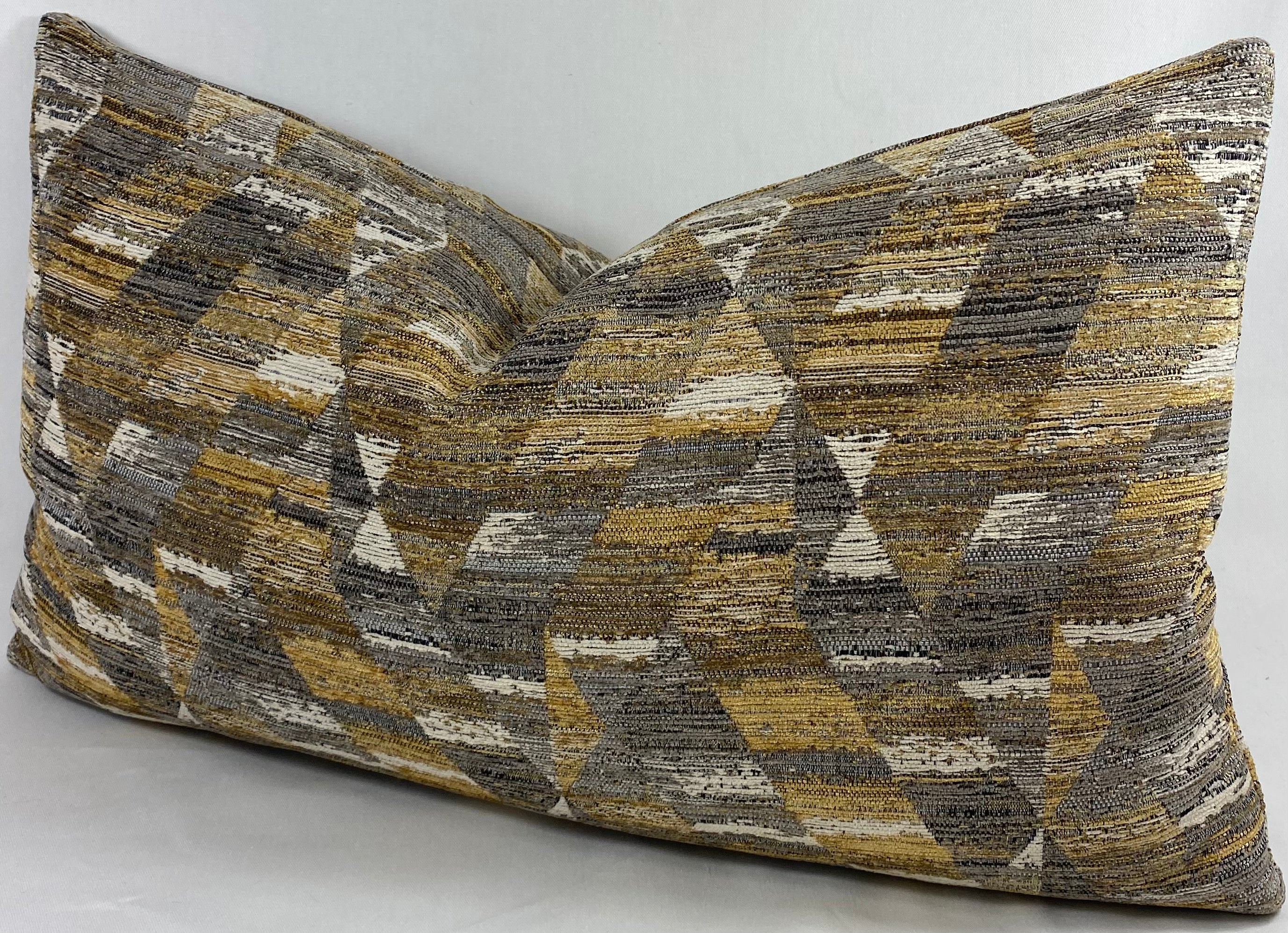 Luxury Lumbar Pillow - 24" x 14" - Pyramid Jewel