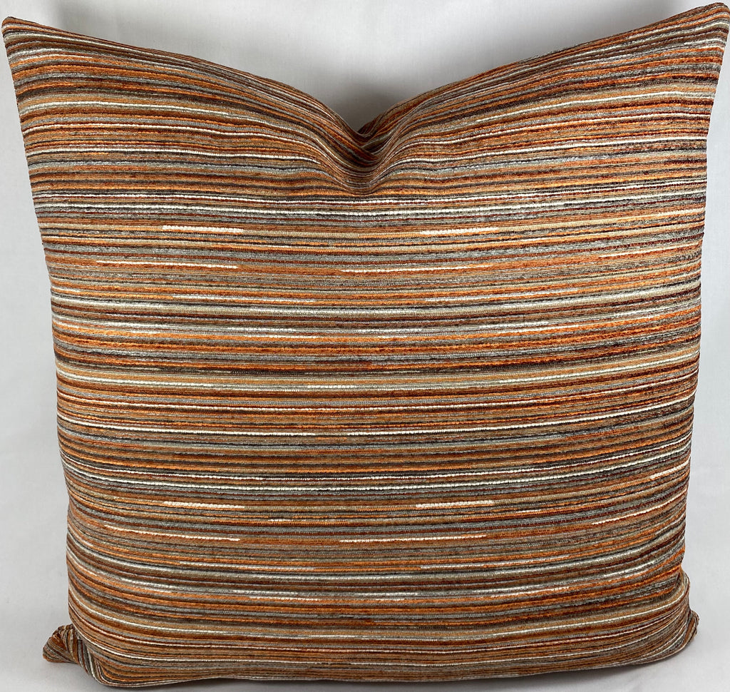 Custom Luxury Pillow - 22" x 22" - Formations Spice