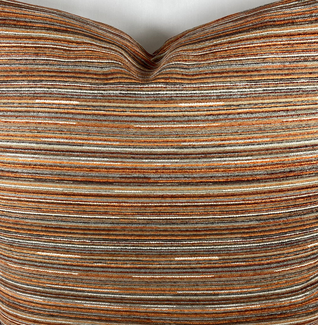 Custom Luxury Pillow - 22" x 22" - Formations Spice