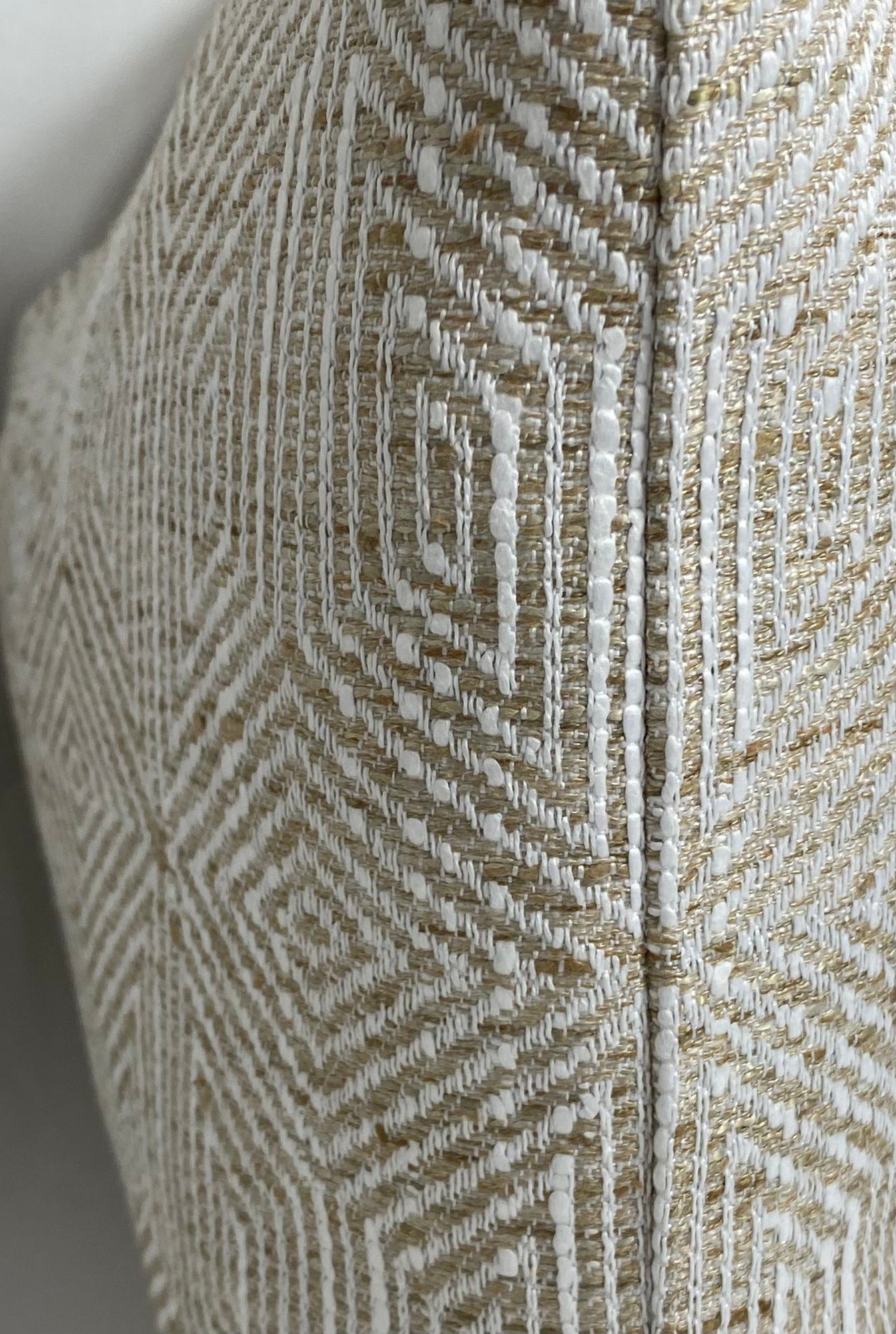 Luxury Lumbar Pillow - 24" × 14" - Woven Pecan