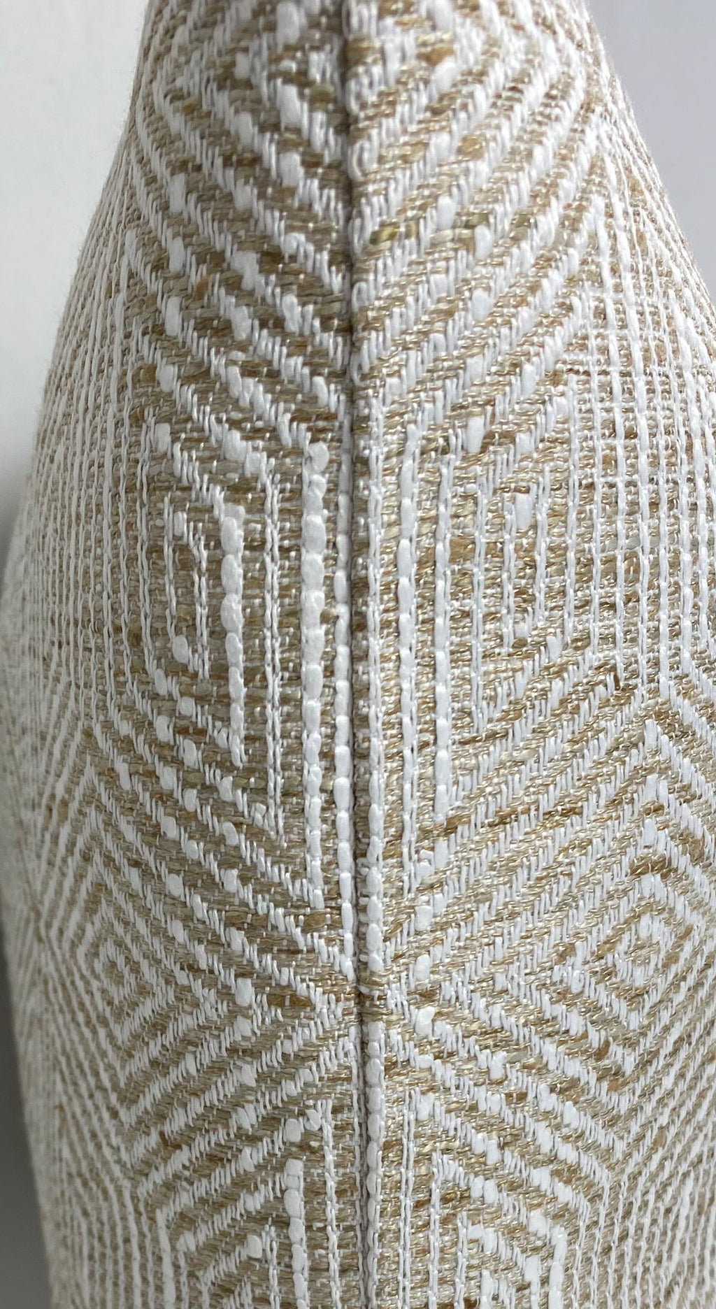 Luxury Lumbar Pillow - 24" × 14" - Woven Pecan
