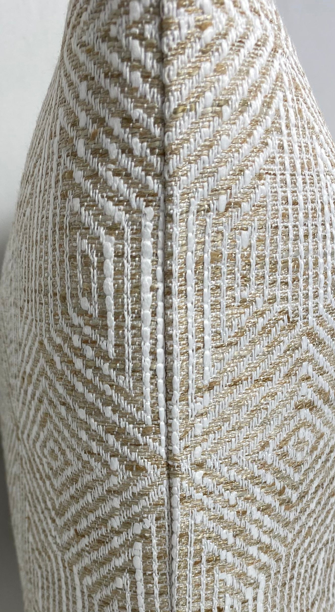 Luxury Lumbar Pillow - 24" × 14" - Woven Pecan