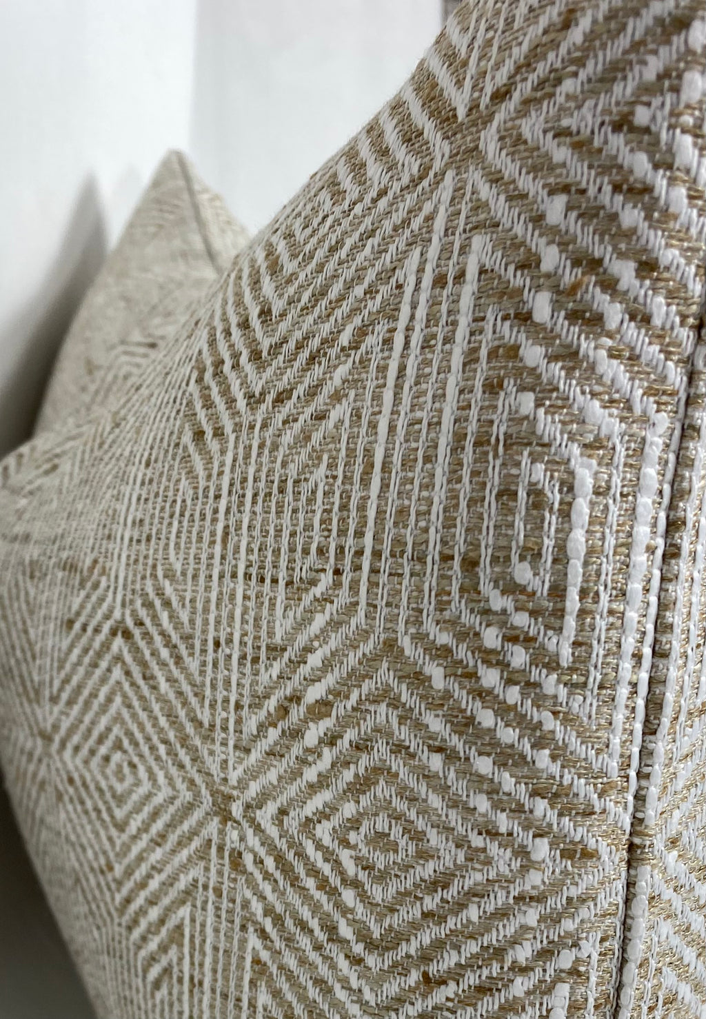 Luxury Lumbar Pillow - 24" × 14" - Woven Pecan