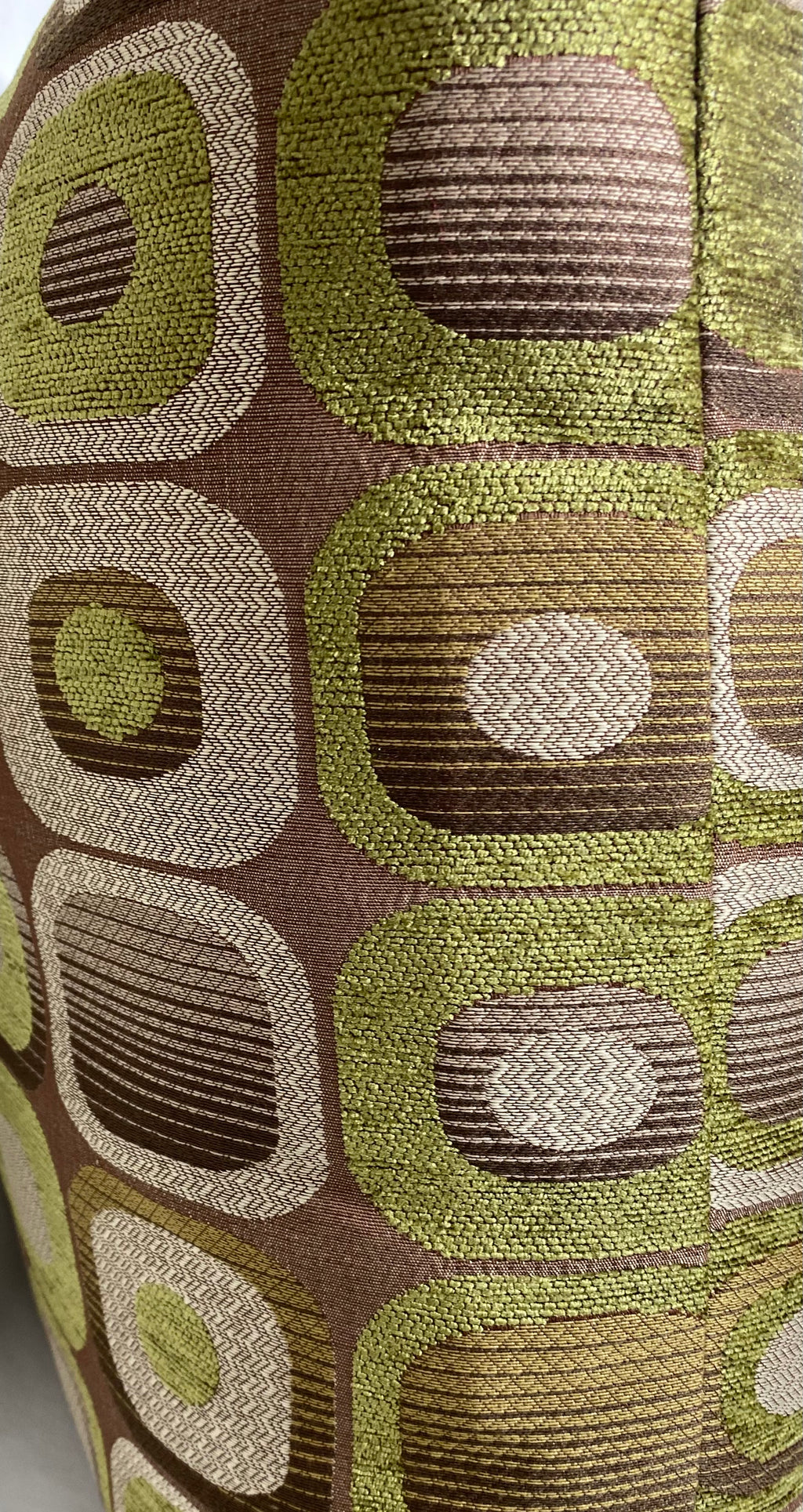 Luxury Pillow – 24" × 24" – Mid Century Groove