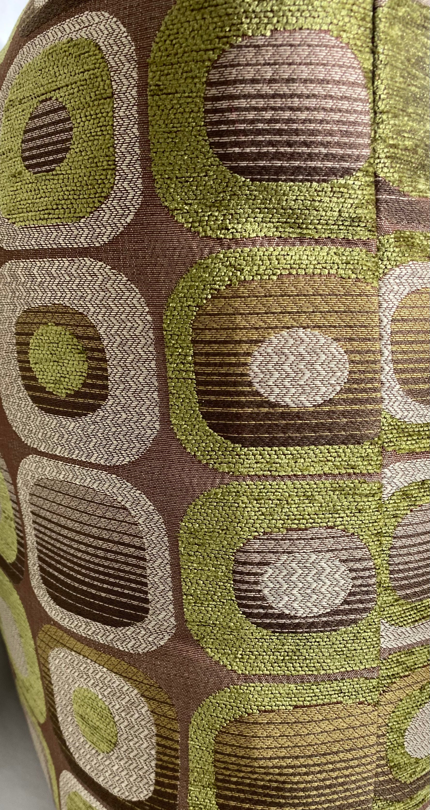 Luxury Pillow – 24" × 24" – Mid Century Groove