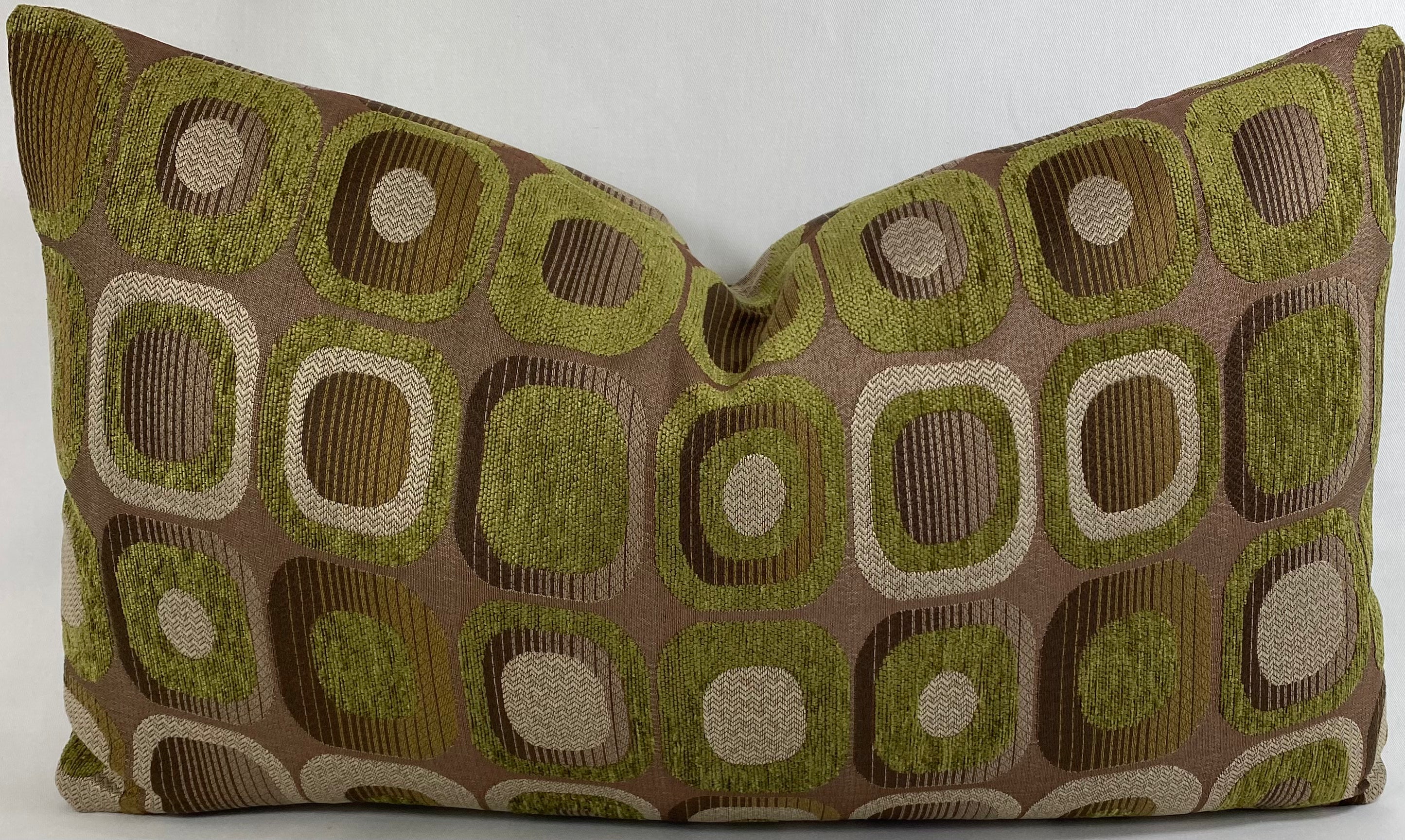 Luxury Lumbar Pillow – 24" × 14" – Mid Century Groove