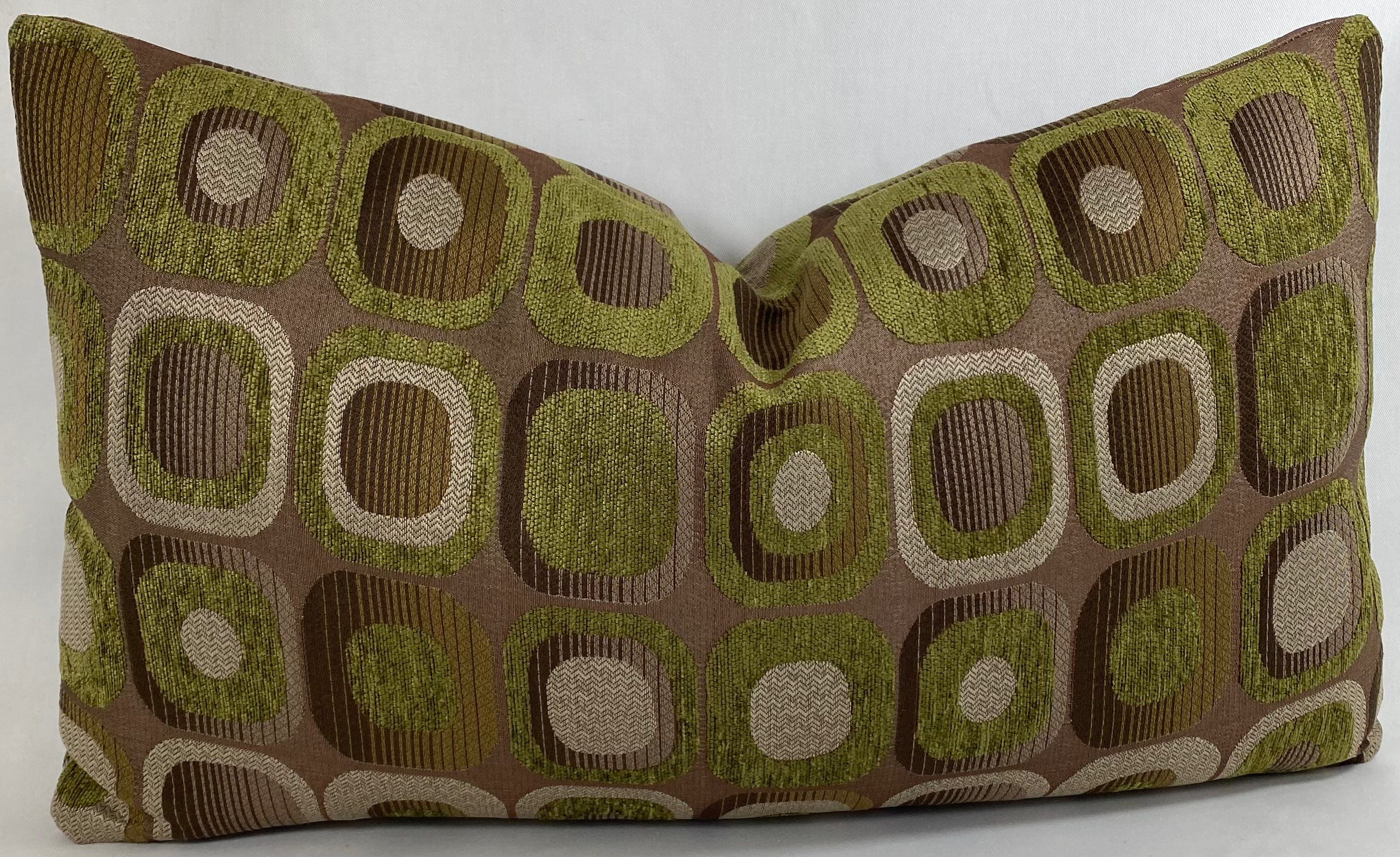 Luxury Lumbar Pillow – 24" × 14" – Mid Century Groove