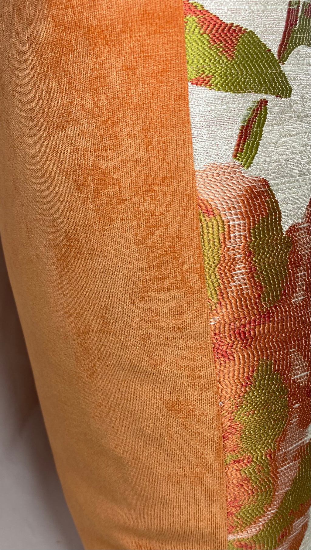 Luxury Pillow – 24" × 24" – Lauren Poppy