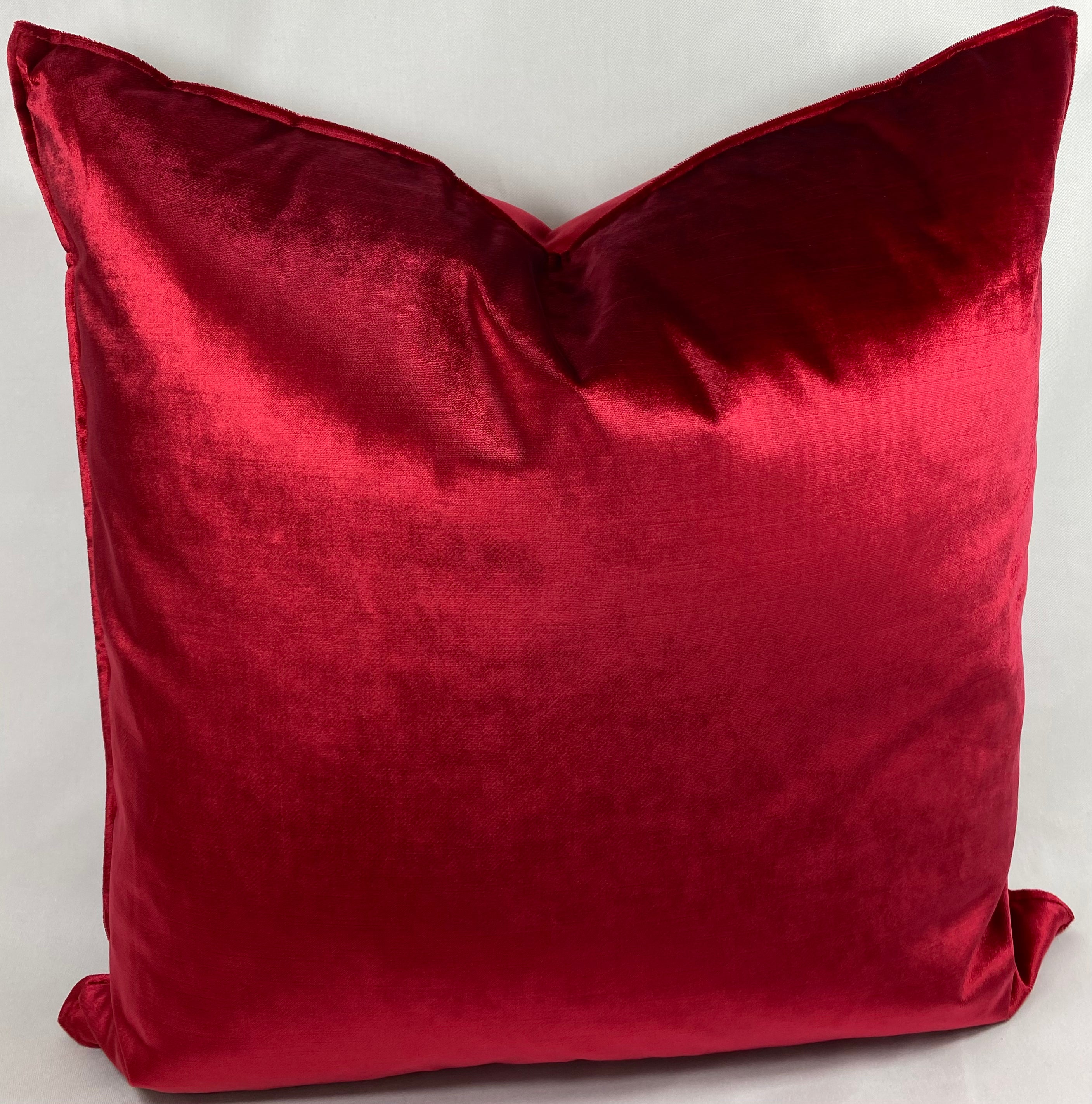 Luxury Pillow - 24" x 24"- Iridescence Double Front Ruby