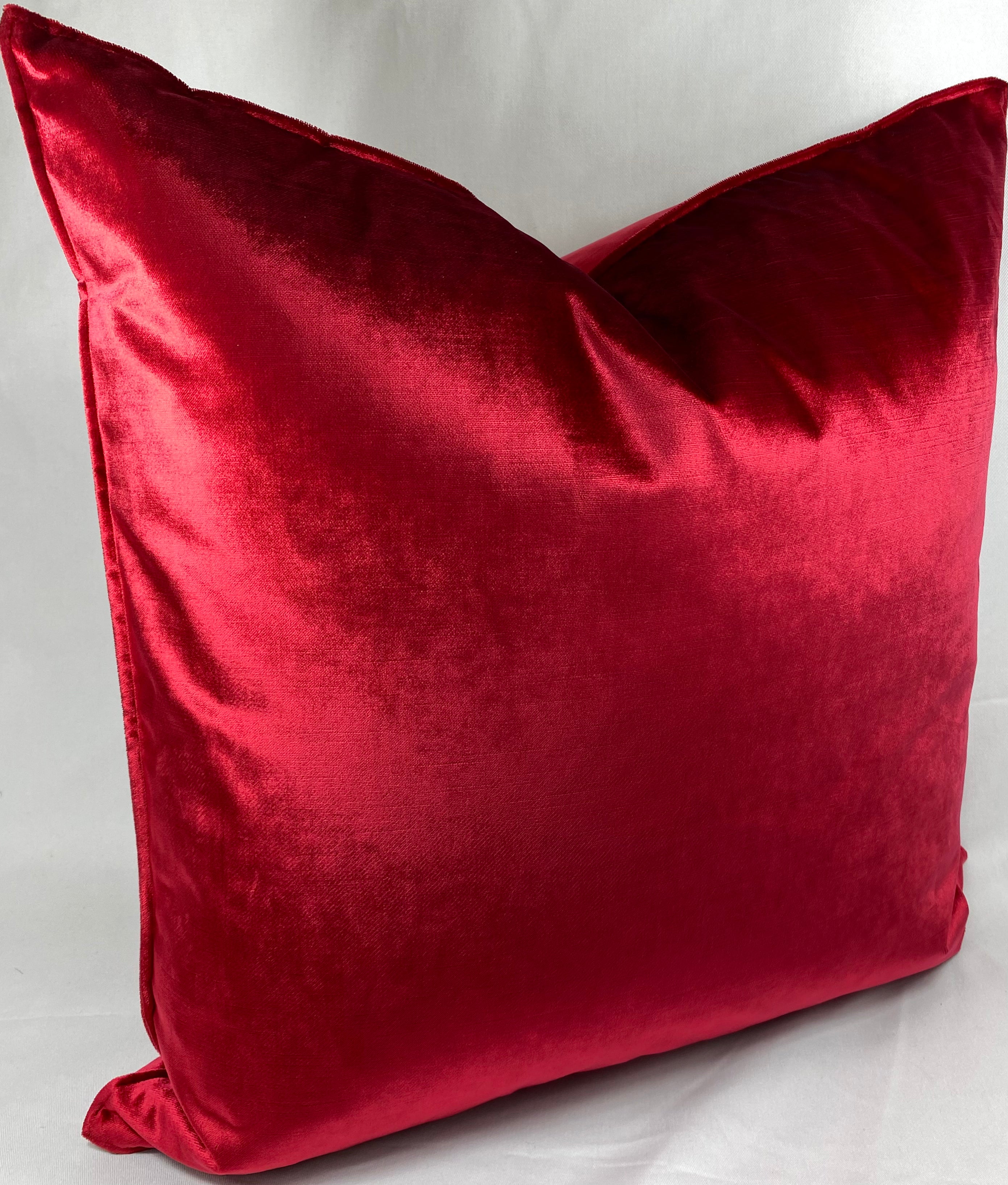 Luxury Pillow - 24" x 24"- Iridescence Double Front Ruby
