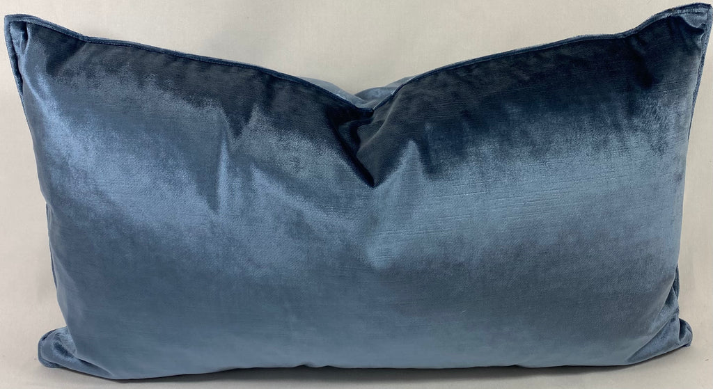 Luxury Lumbar Pillow – 24" × 14" – Iridescence Baltic