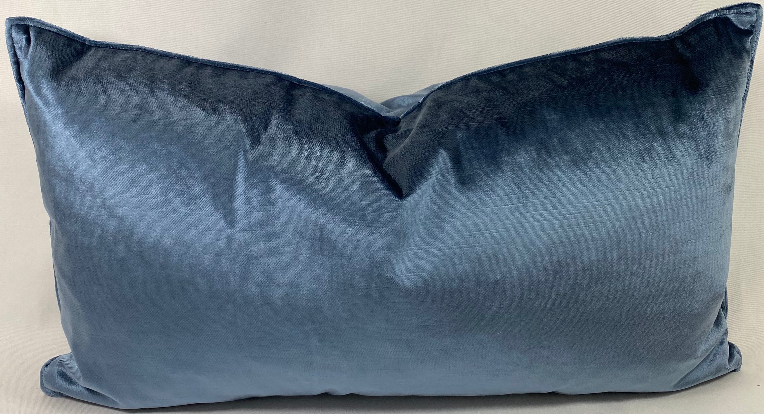 Luxury Lumbar Pillow - 24" x 14"- Iridescence Double Front Baltic
