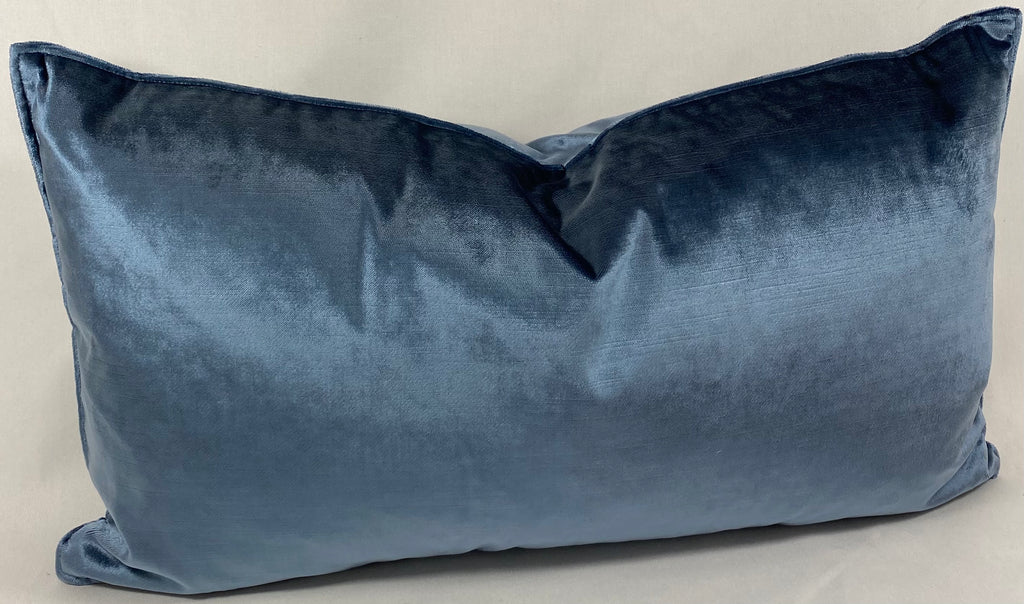Luxury Lumbar Pillow – 24" × 14" – Iridescence Baltic
