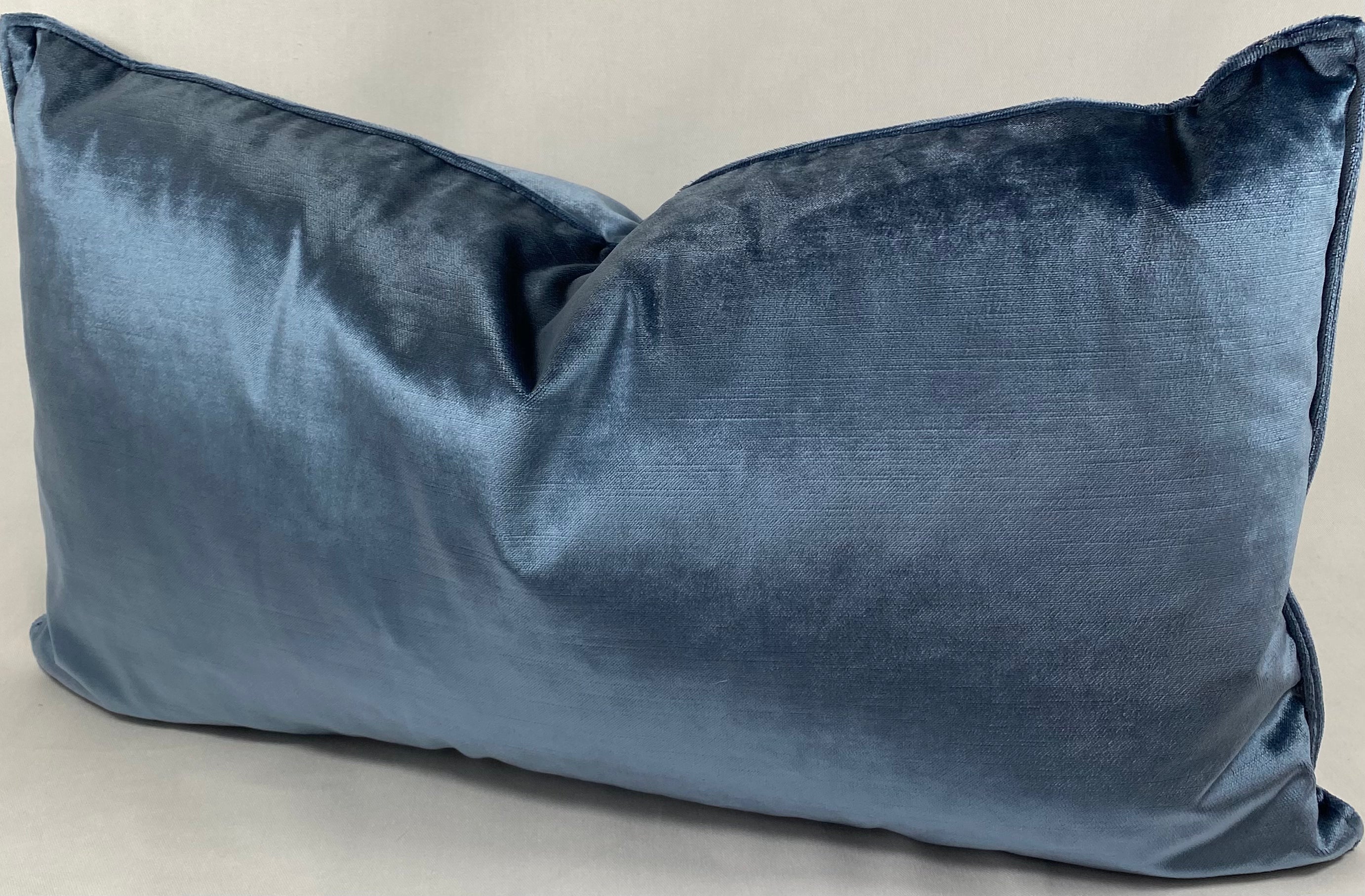 Luxury Lumbar Pillow - 24" x 14"- Iridescence Double Front Baltic