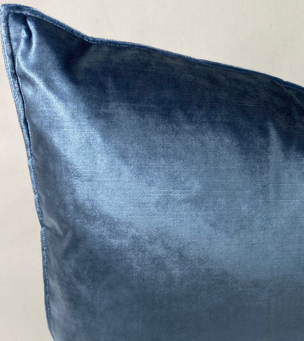 Luxury Lumbar Pillow – 24" × 14" – Iridescence Baltic