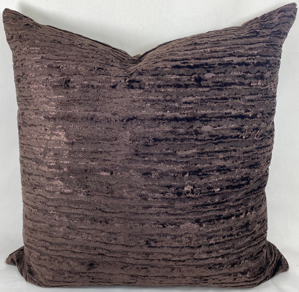 Luxury Pillow – 24" × 24" – Wake Umber