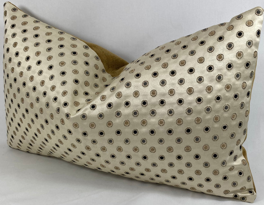 Luxury Lumbar Pillow – 24" × 14" – Desert Jewel