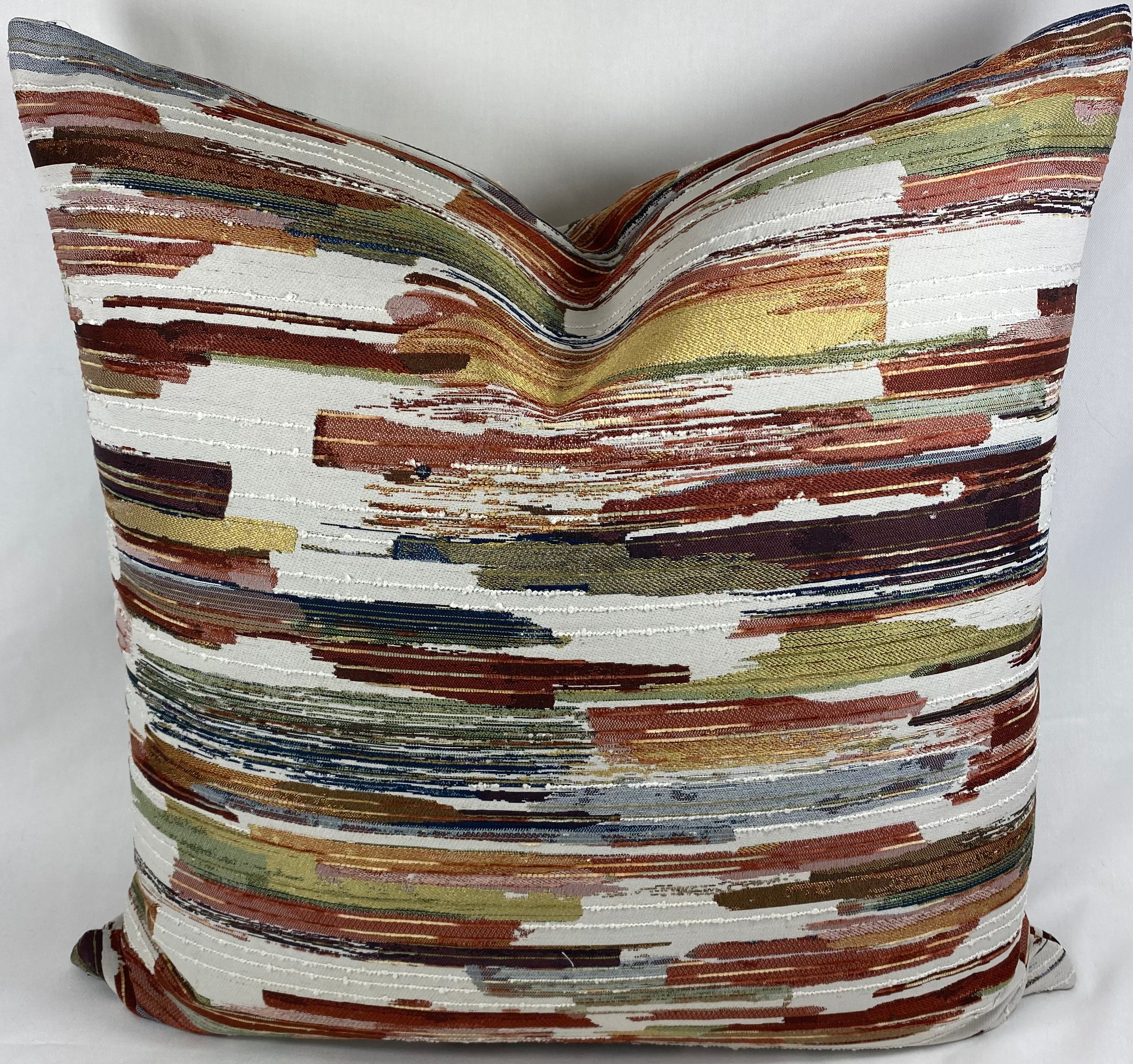 Luxury Pillow – 24" × 24" – Mixed Media Harvest