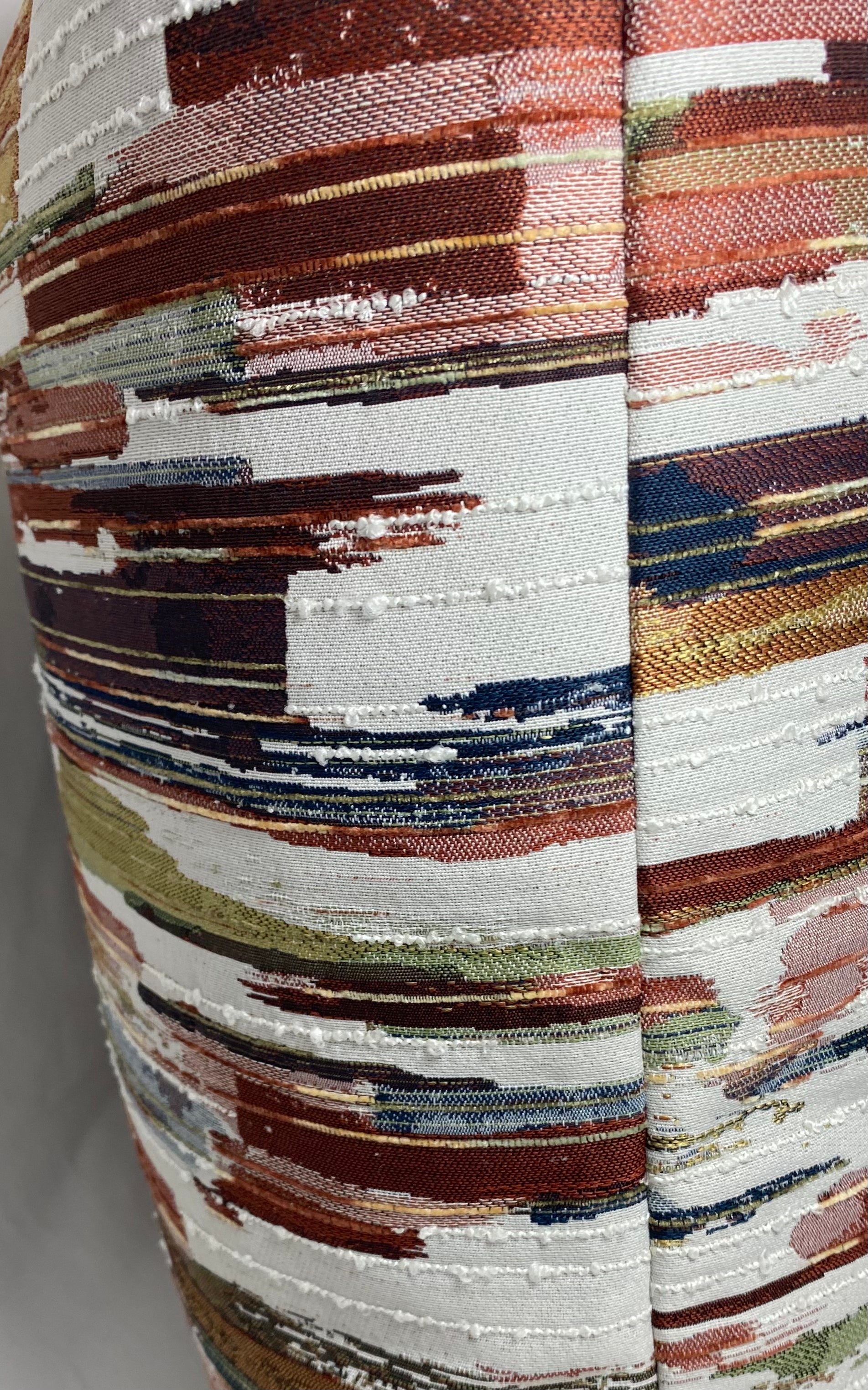 Luxury Pillow – 24" × 24" – Mixed Media Harvest