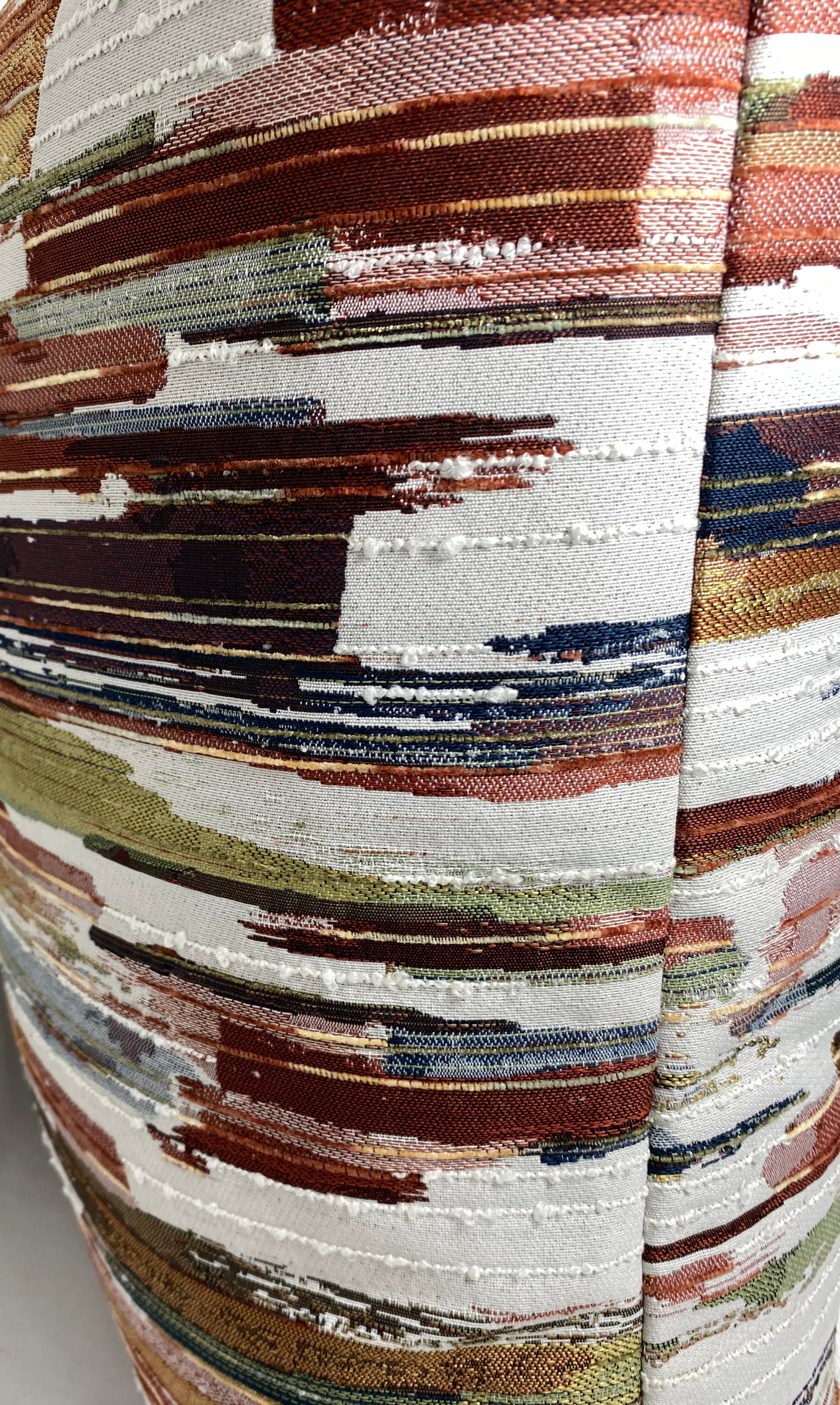 Luxury Pillow – 24" × 24" – Mixed Media Harvest