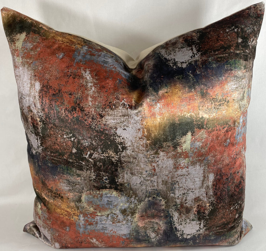 Luxury Pillow – 24" × 24" – Reverie Carmine