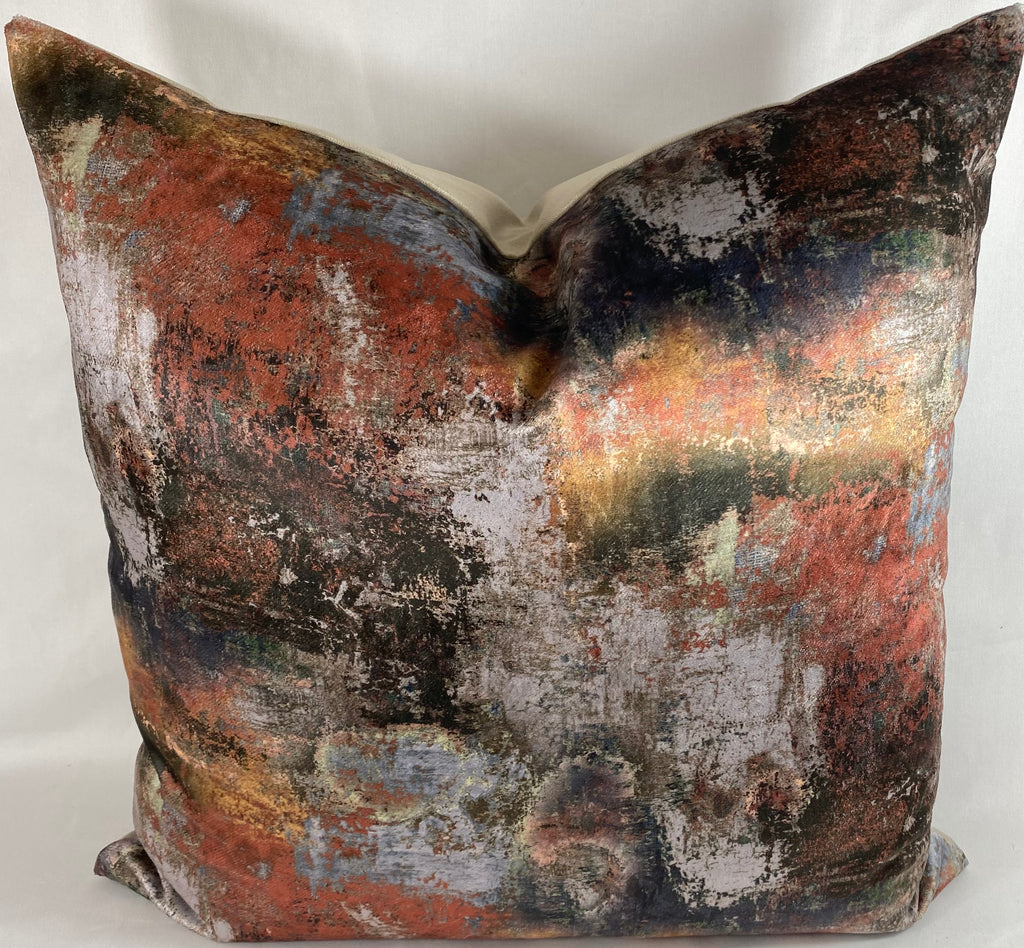 Luxury Pillow – 24" × 24" – Reverie Carmine