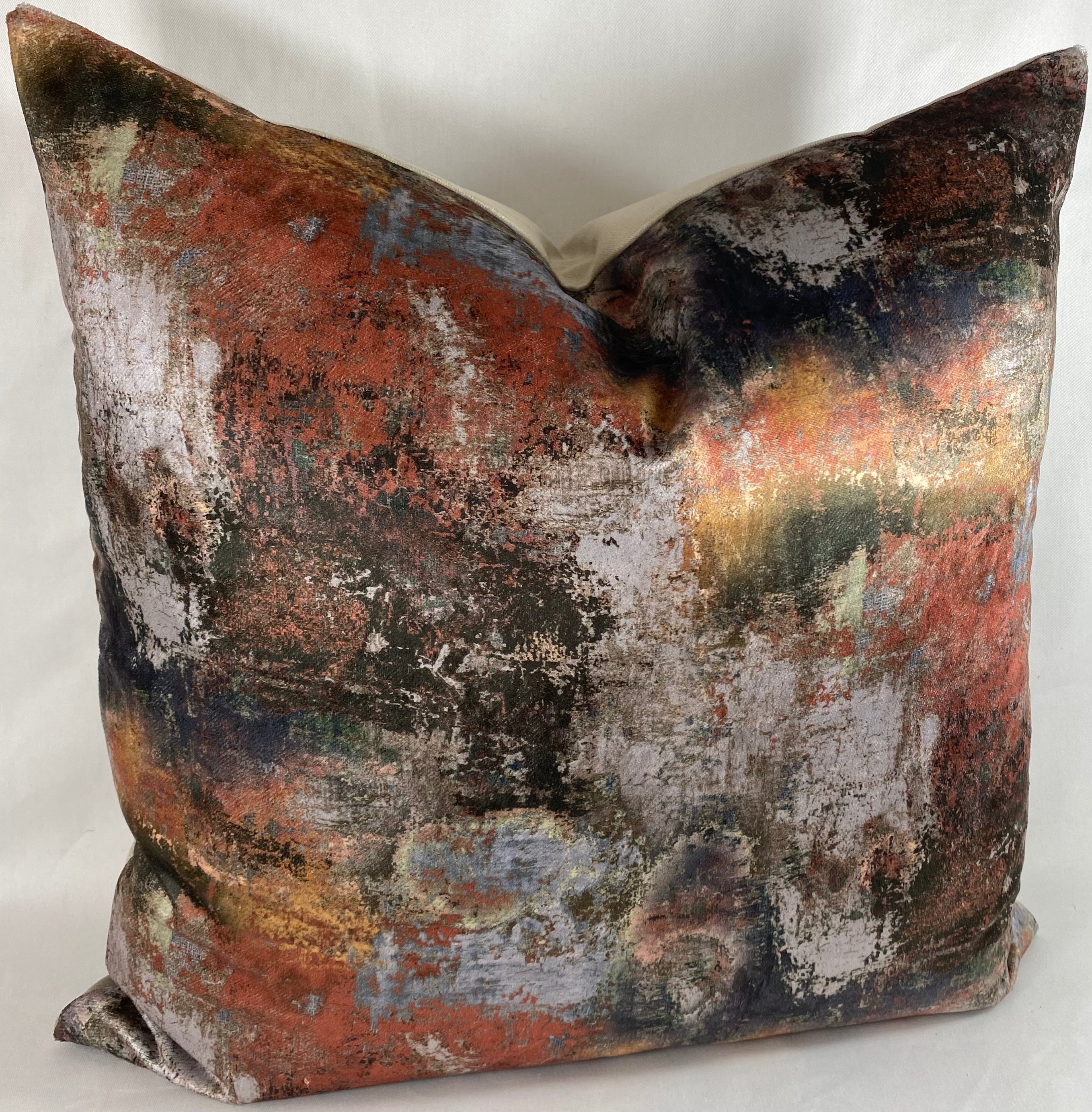 Luxury Pillow – 24" × 24" – Reverie Carmine