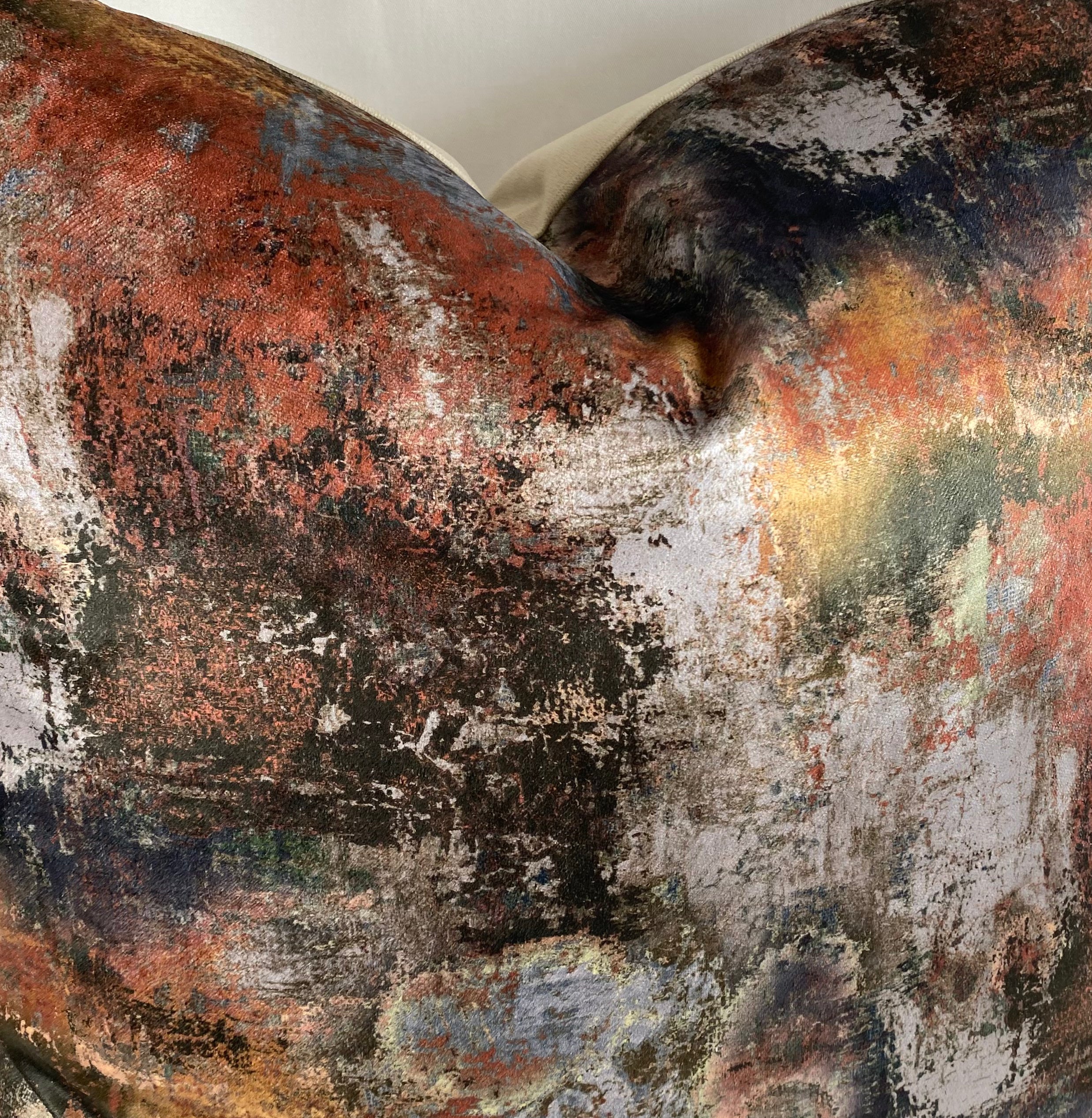 Luxury Pillow – 24" × 24" – Reverie Carmine