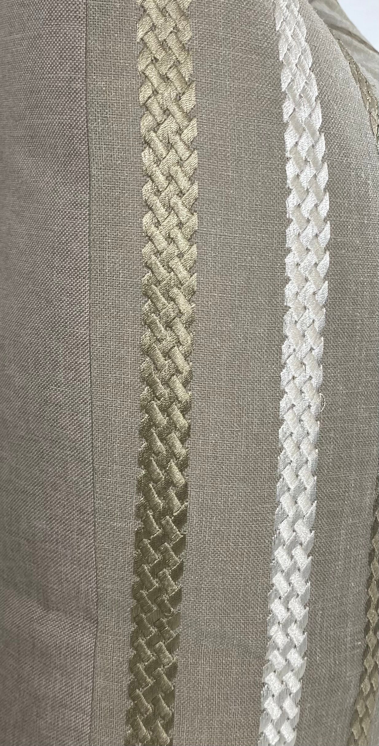 Luxury Pillow – 24" × 24" – Cheverny Taupe