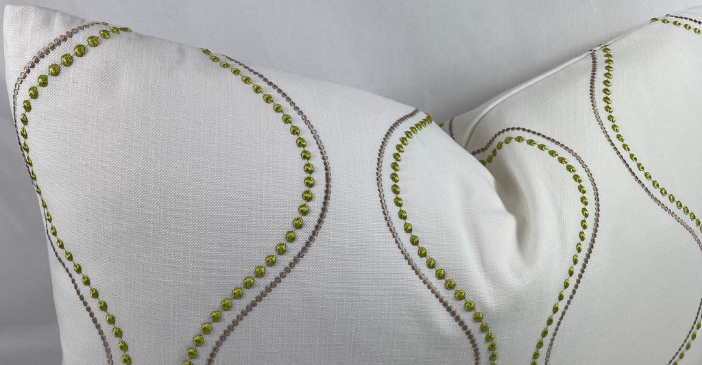 Luxury Lumbar Pillow - 24" x 14" - String of Pearls