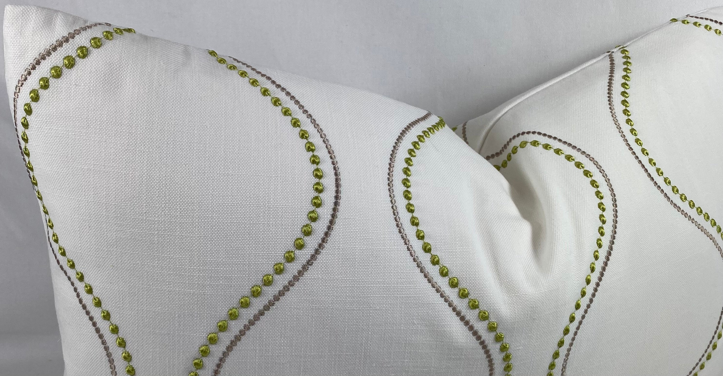 Luxury Lumbar Pillow - 24" x 14" - String of Pearls