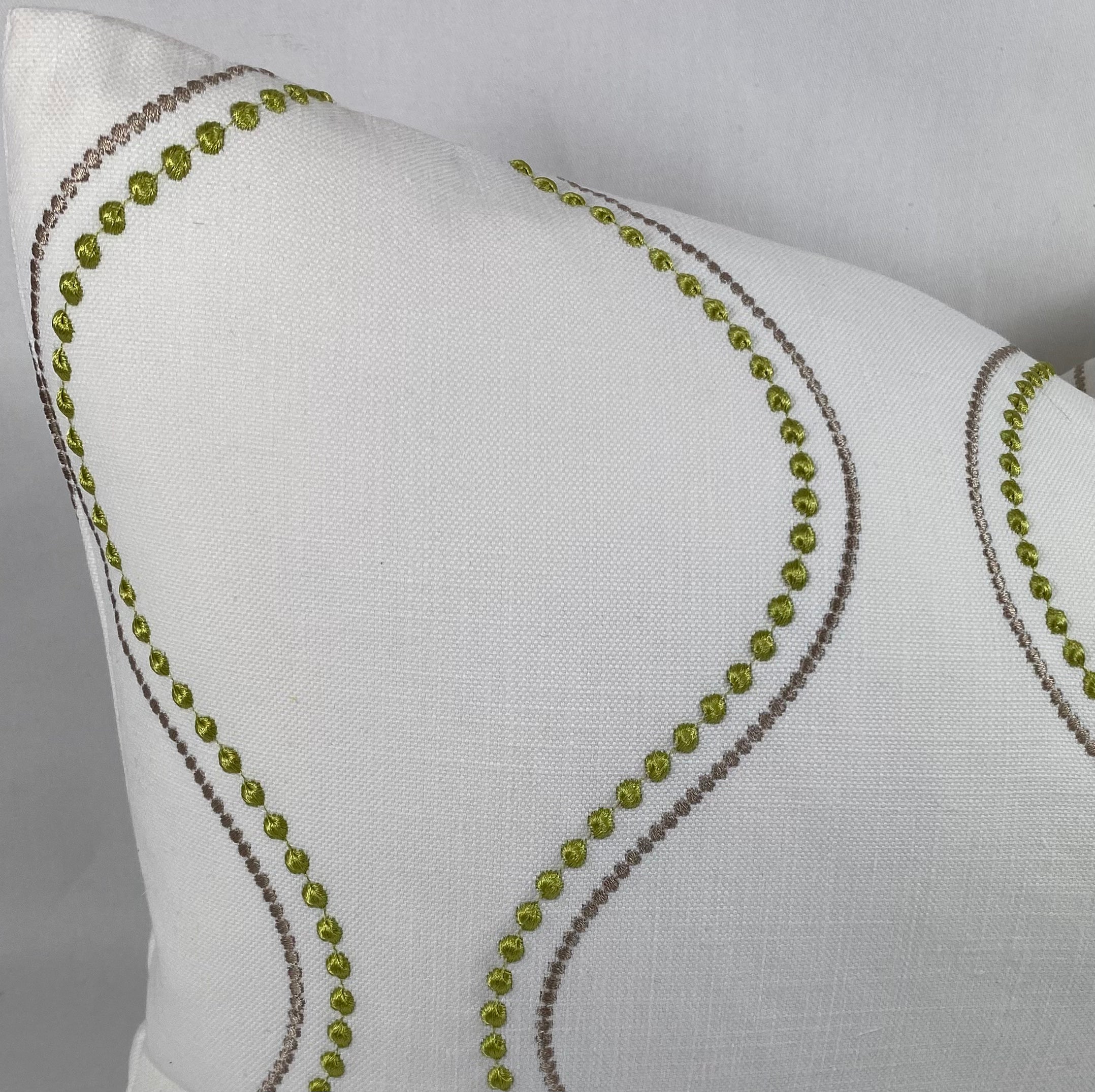 Luxury Lumbar Pillow - 24" x 14" - String of Pearls