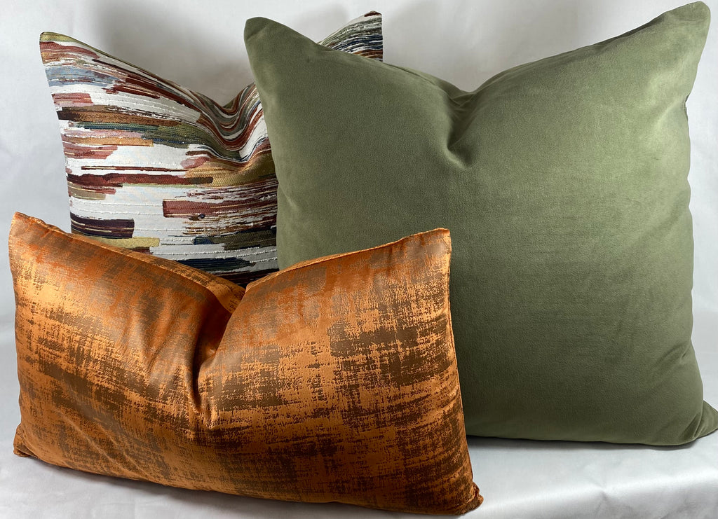 Luxury Pillow – 24" × 24" – Belvedere Sage