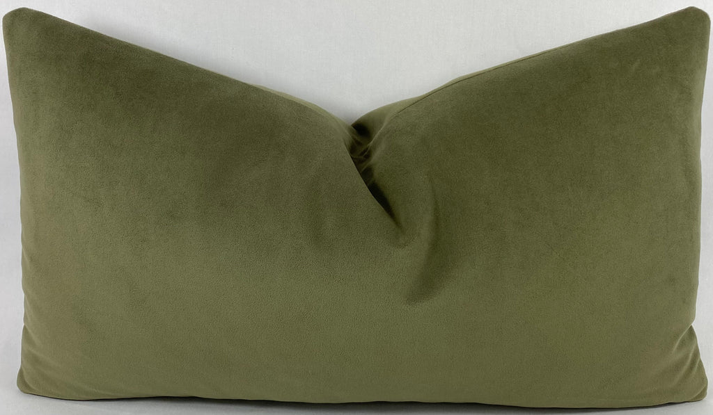 Luxury Lumbar Pillow – 24" × 14" – Belvedere Sage