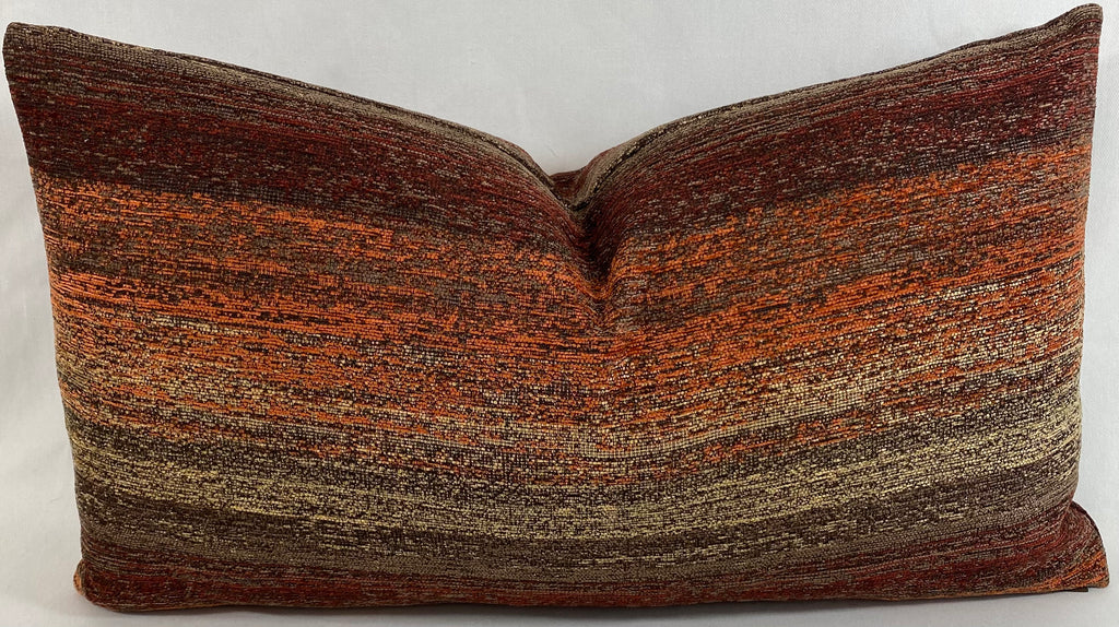 Luxury Lumbar Pillow - 24" x 14" - Landscape Spice